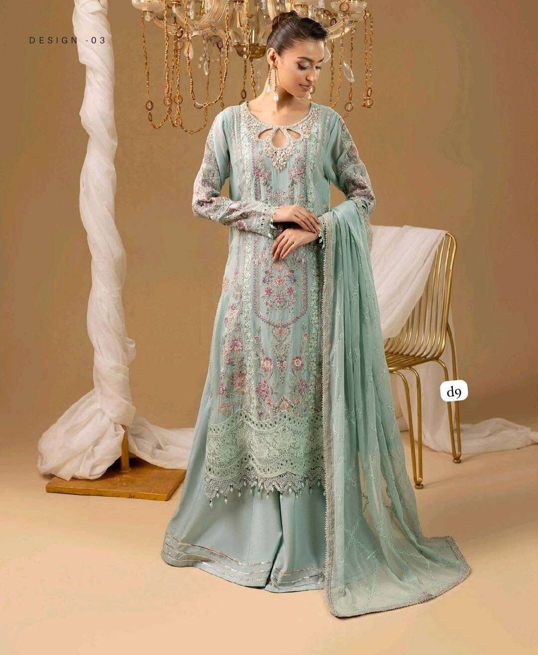 CHIFFON UNSTITCHED 3 Piece COLLECTION 2025 by ADANS-02