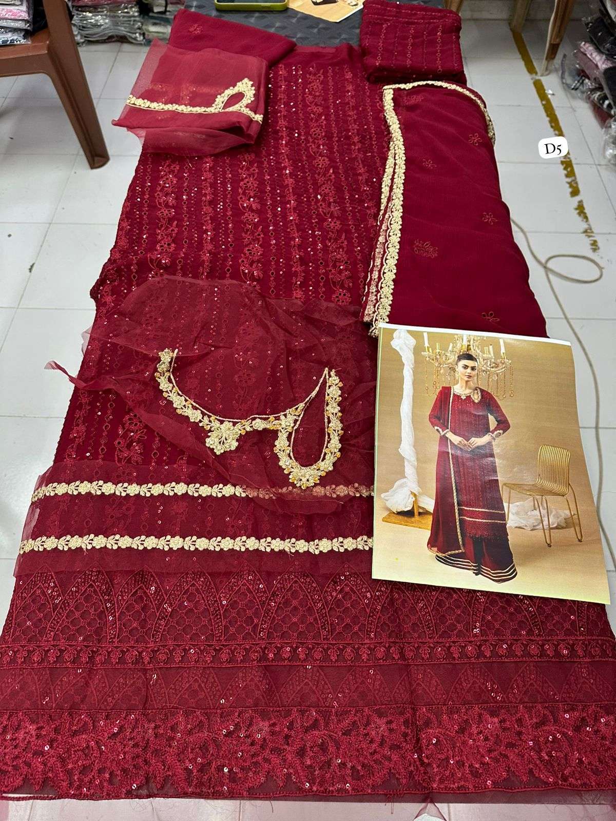 CHIFFON UNSTITCHED 3 Piece COLLECTION 2025 by ADANS-14