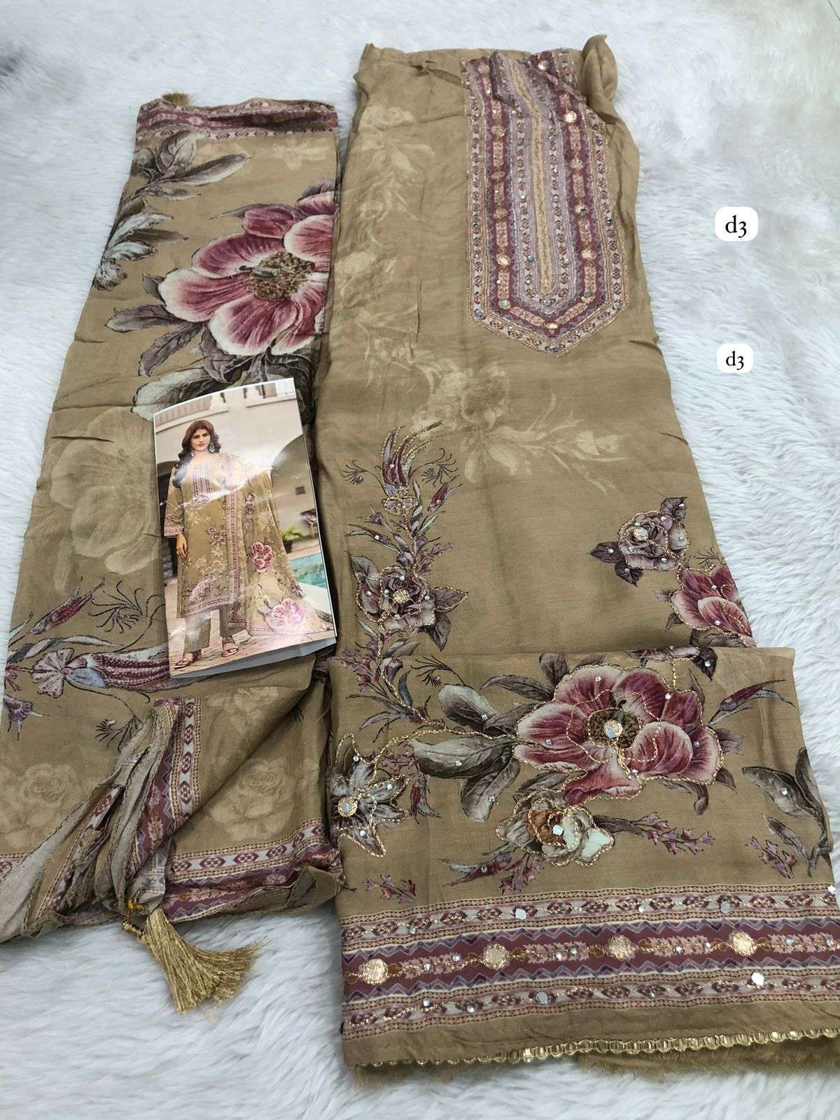 Falah Premium Modal Silk Collection code -30598 by Falah Designer-03