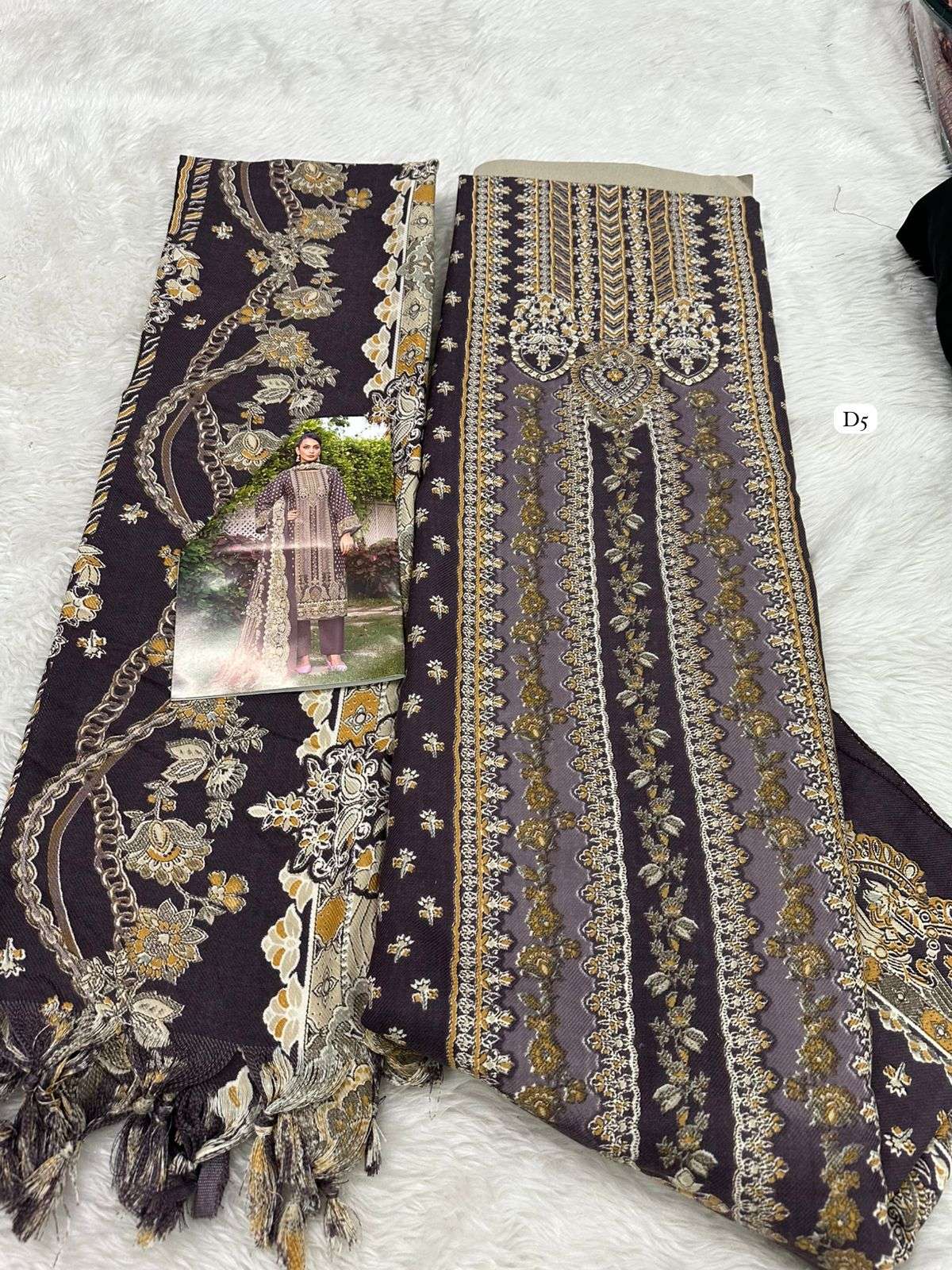 Falah Premium Pashmina Collection Code 30600 by Falah Designer-02