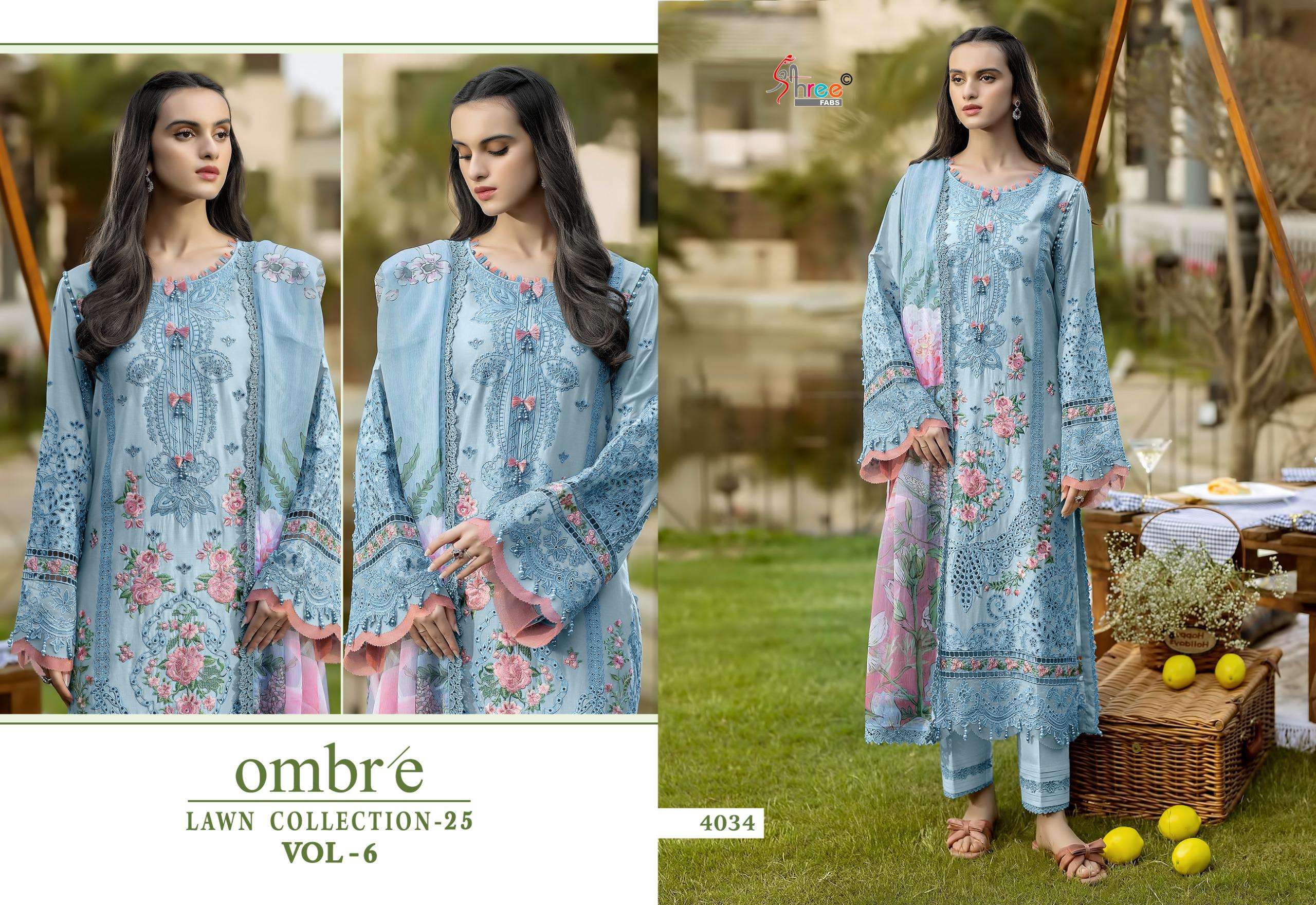 OMBRE LAWN COLLECTION -2025 VOL-6 BY SHREE-02
