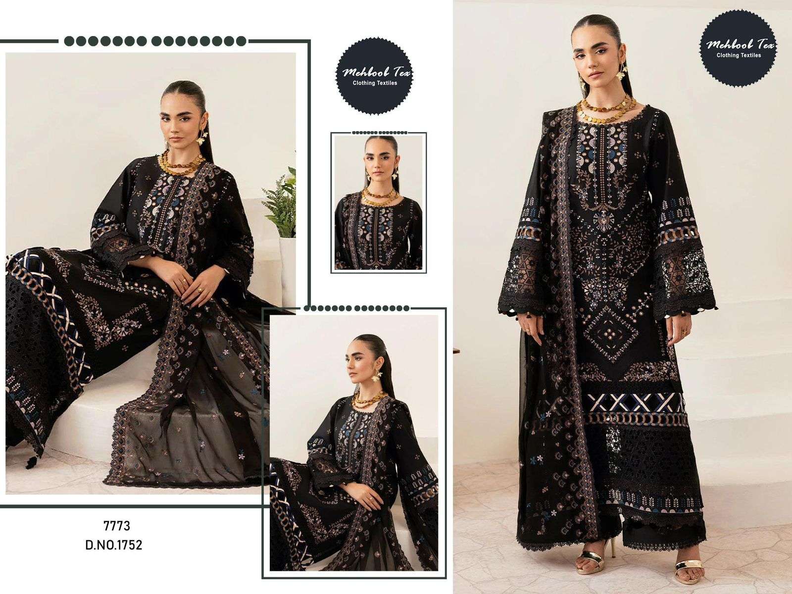 OMBRE PREMIUM VOL-2 Design No - 1752 by MEHBOOB TEX-01