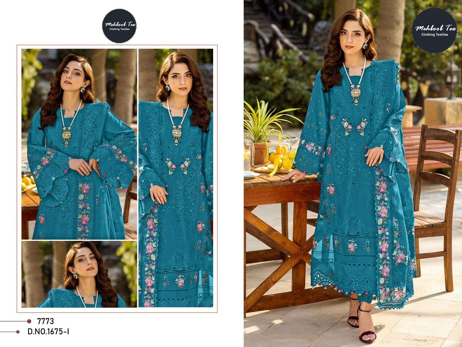 OMBRE PREMIUM VOL-2 DNo - 1675-I by MEHBOOB TEX-02