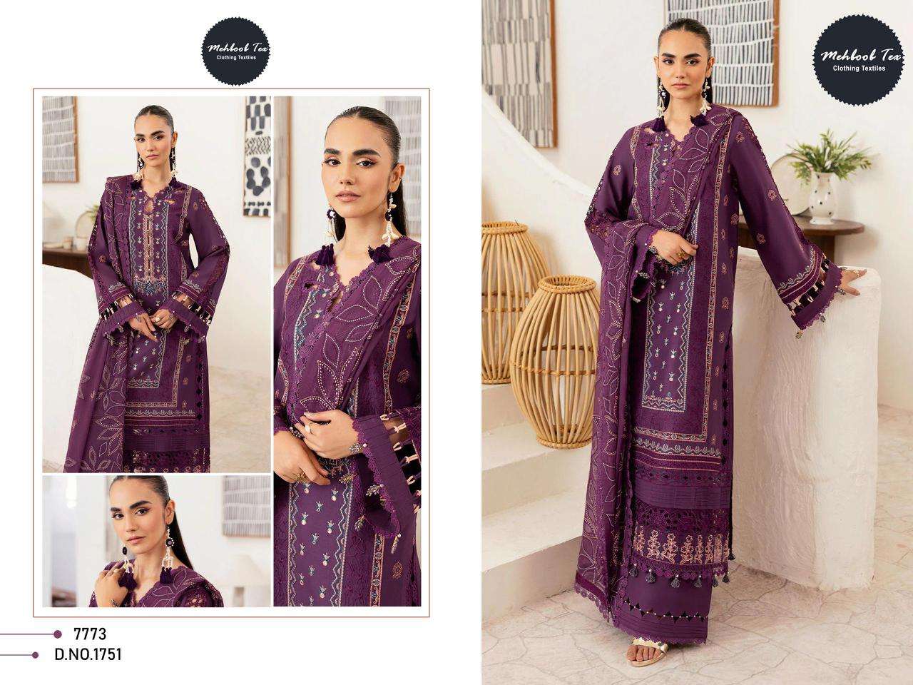 OMBRE PREMIUM VOL-2 DNo -1750 & 1751 by MEHBOOB TEX-01