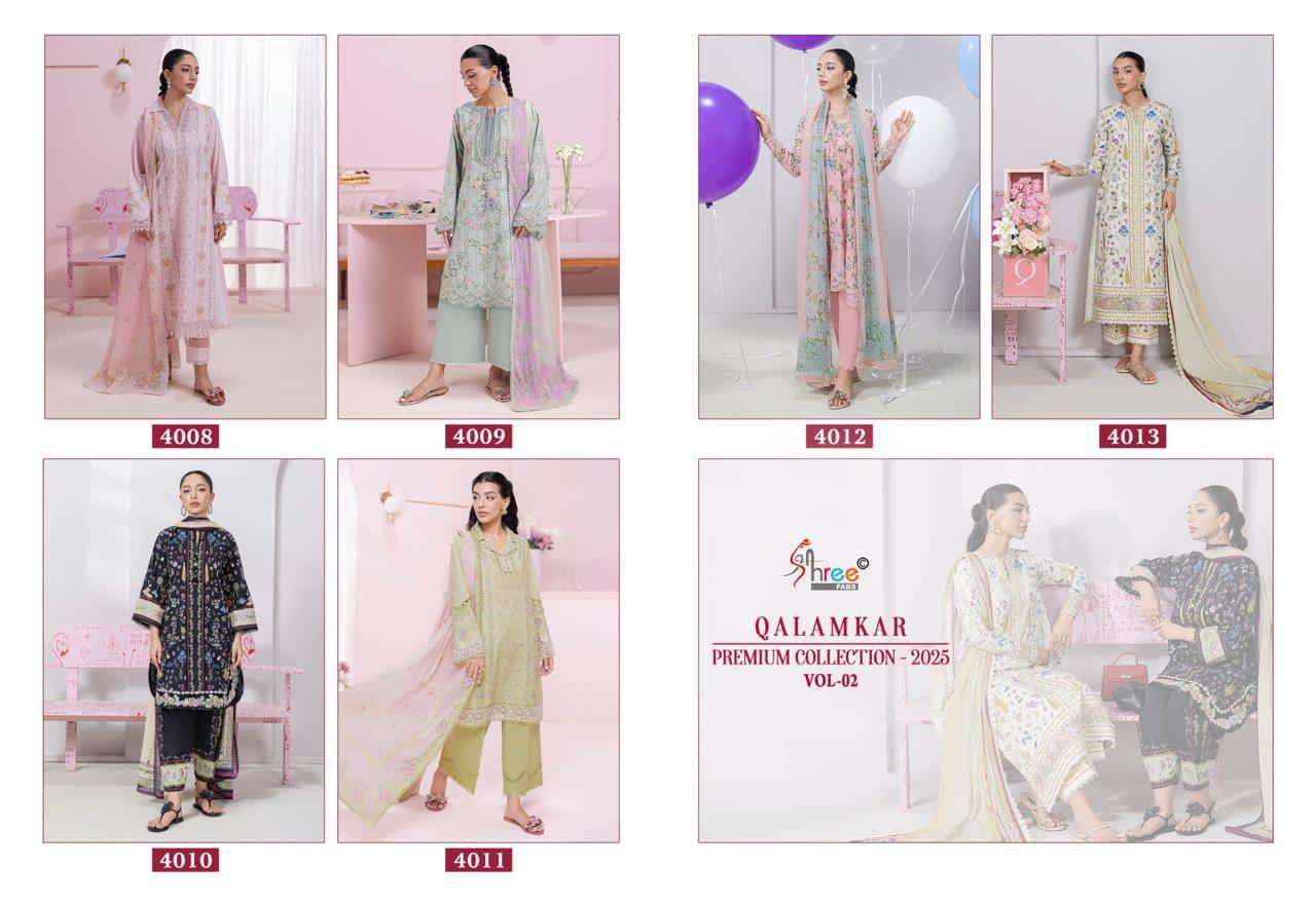Qalamkar premium collection 2025 VOL-2 by Shree-01-06 B