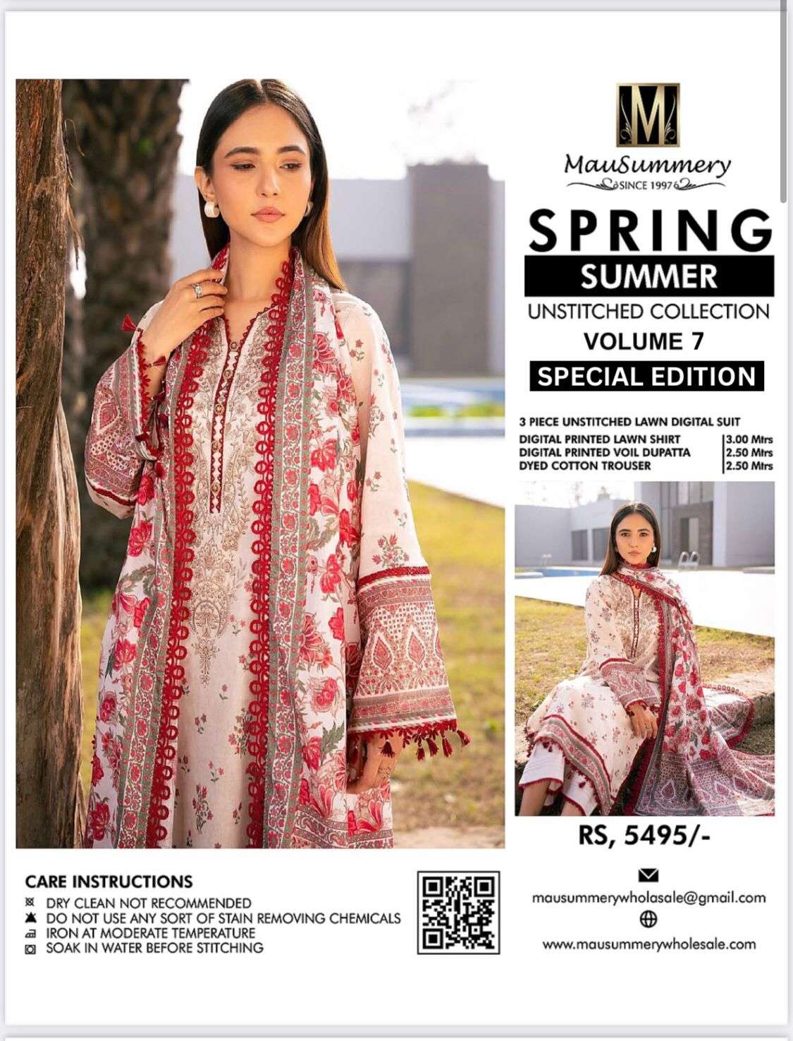 Spring Lawn Vol - 7 Special Edition 2025 by Mausammery-01