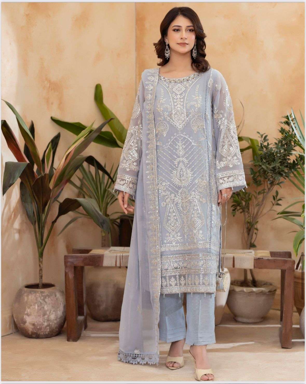 ZA Clothes Luxury Chiffon Vol-02 BY ZA-03