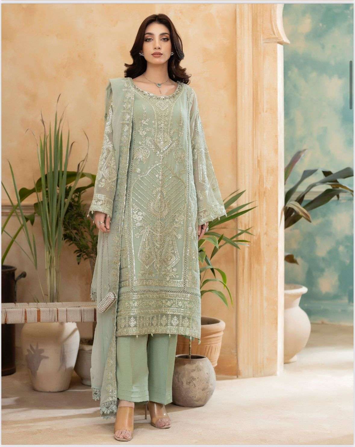 ZA Clothes Luxury Chiffon Vol-02 BY ZA-05