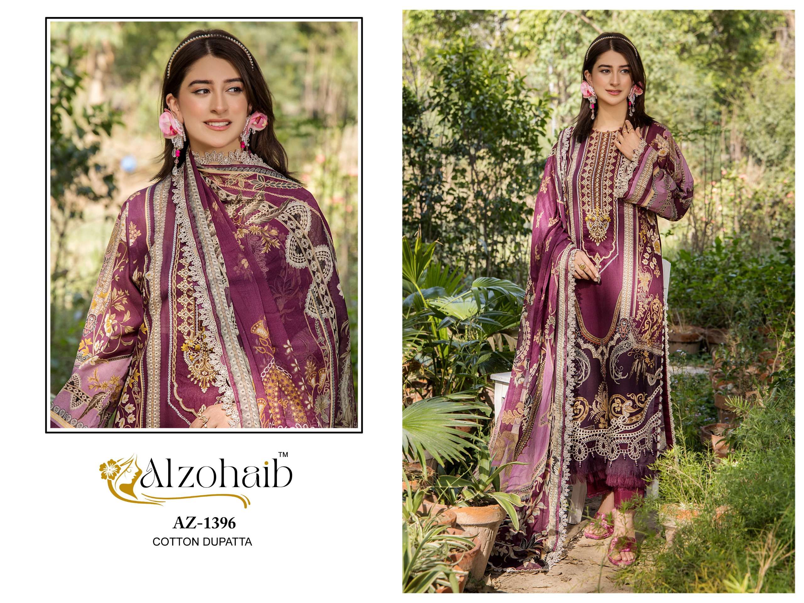 AALSHA VOL 2 D.No AZ-1394-1395-1396-1397 by ALZOHAIB-02