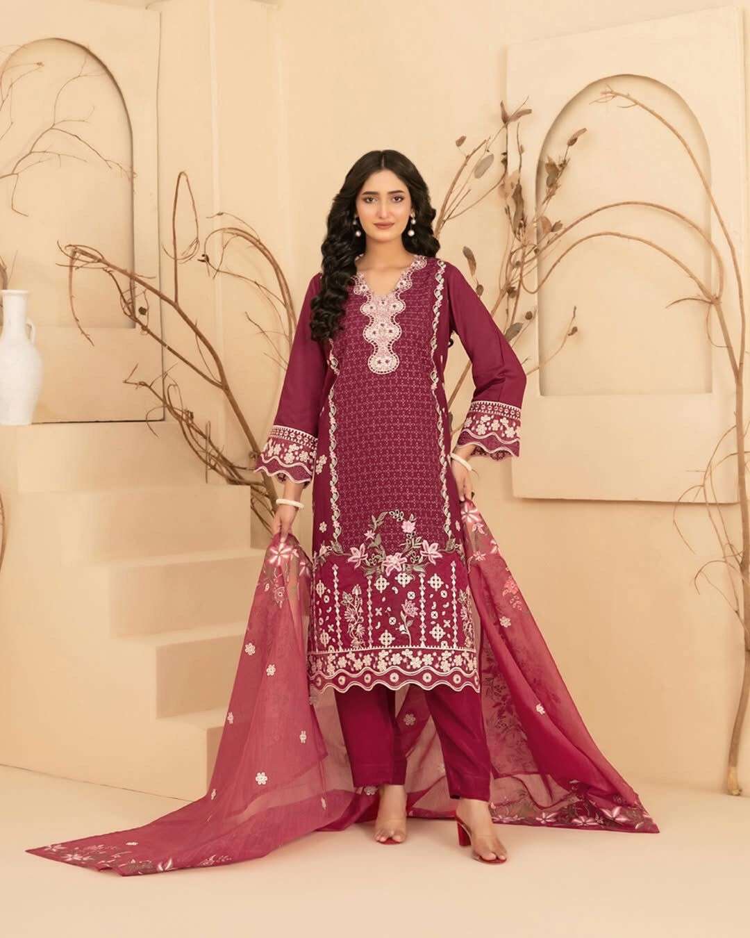 AMAIRA Semi-Stitched Collection By Tawakkal-03