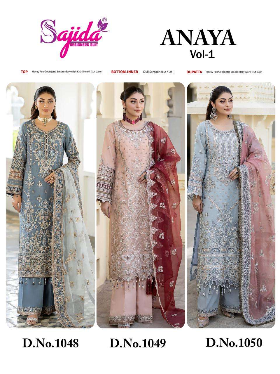 ANAYA-VOL-1 DNO-1048-1049-1050 by SAJIDA-01-06