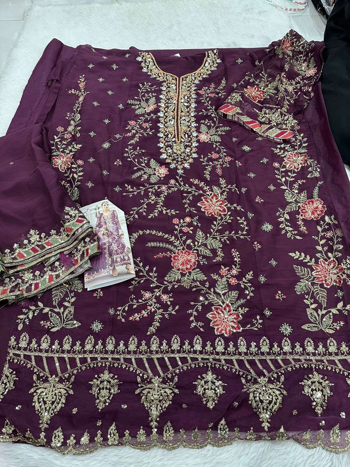 Falah Premium Party Wear Collection Code 30638 by Falah Designer-01