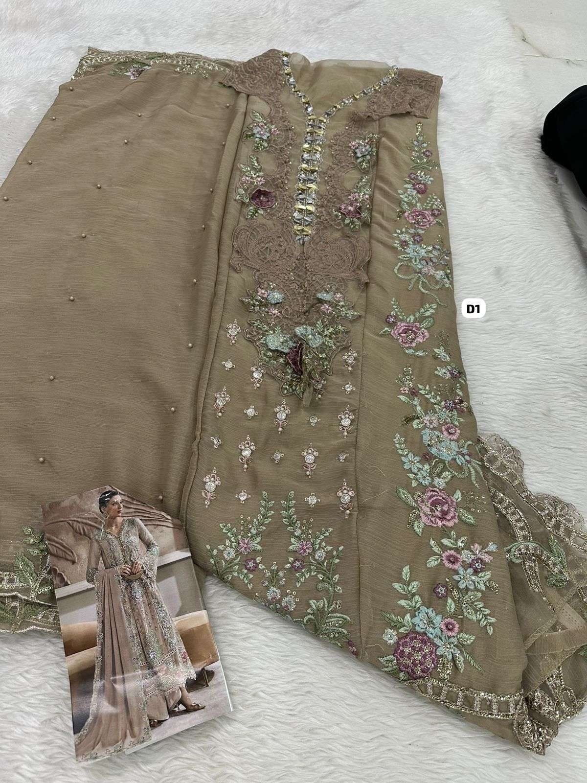 Falah Premium Party Wear Collection Code 30666 by Falah Designer-01-04