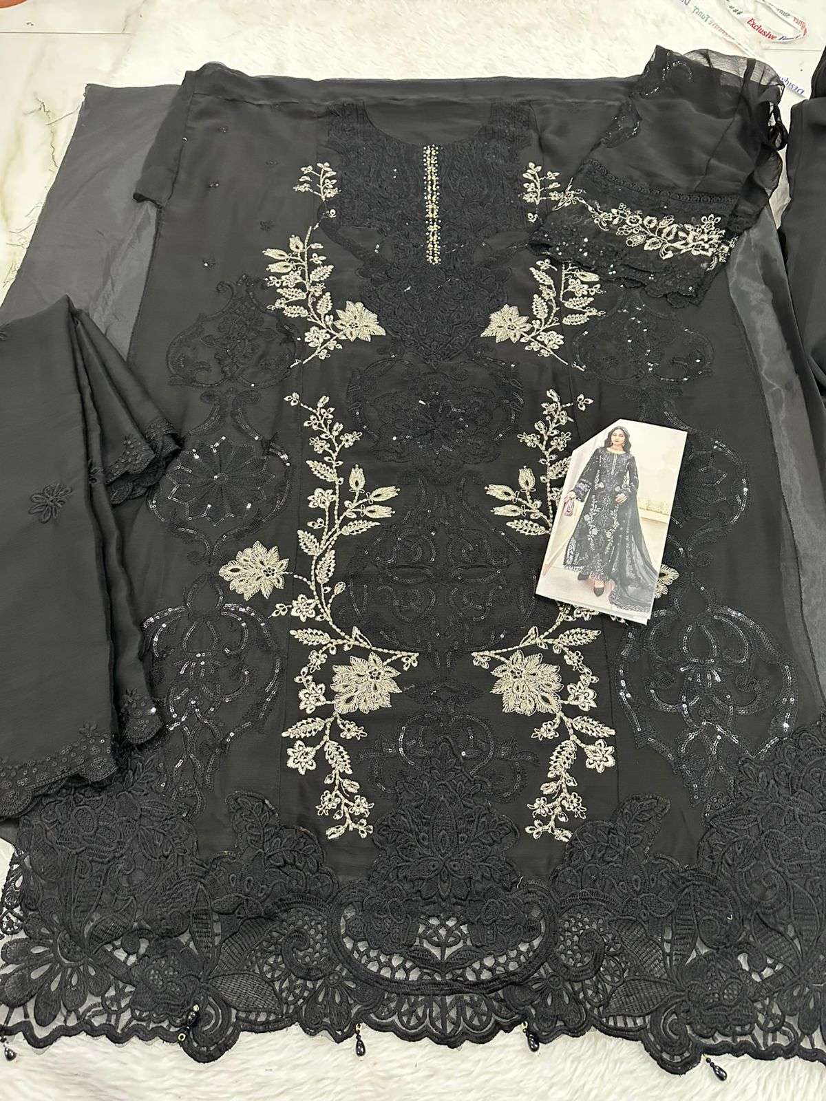 Falah Premium Party Wear Collection Unstitched code -30640 by Falah Designer-01