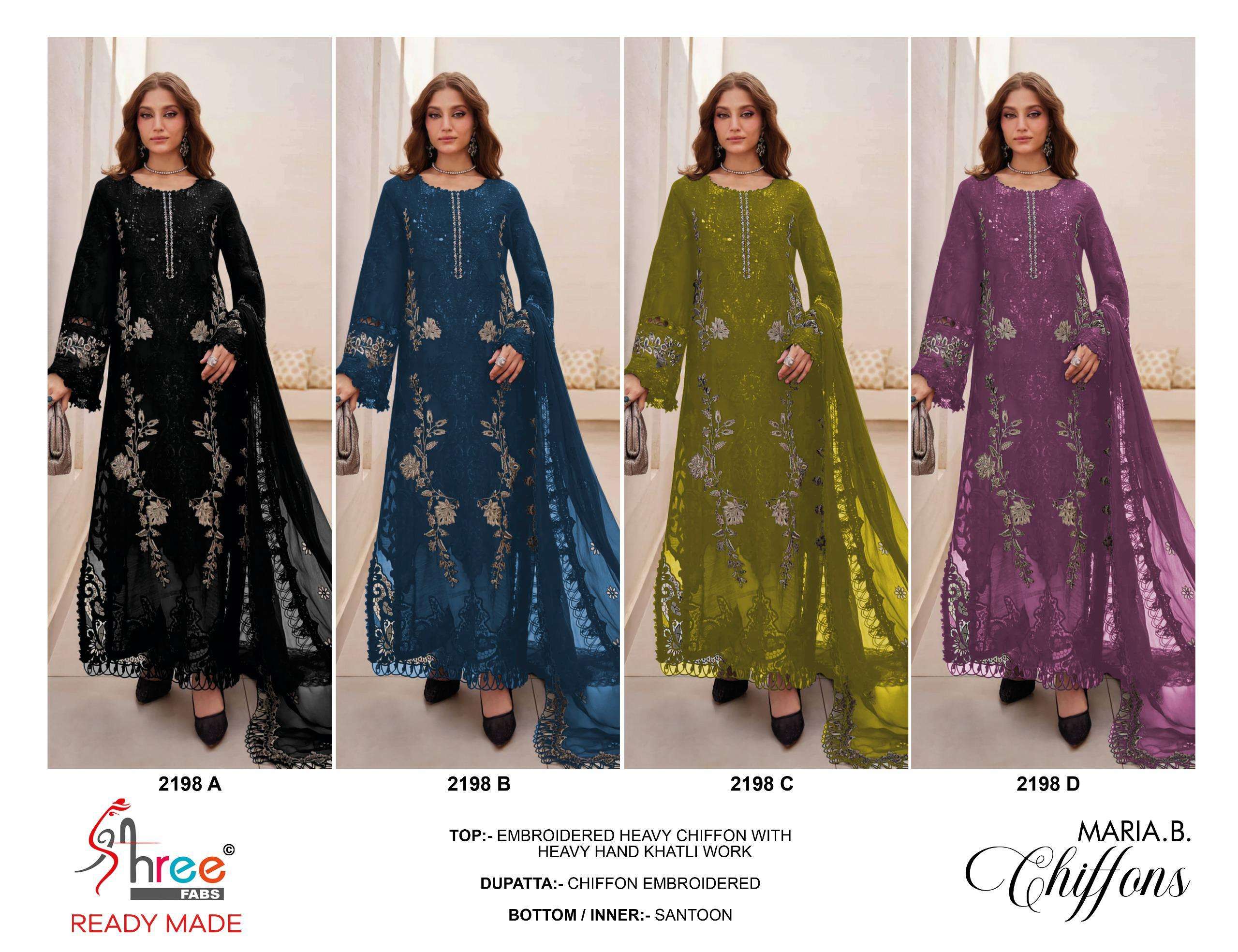 Maria b Chiffon Dn 2198 By Shree-01-07