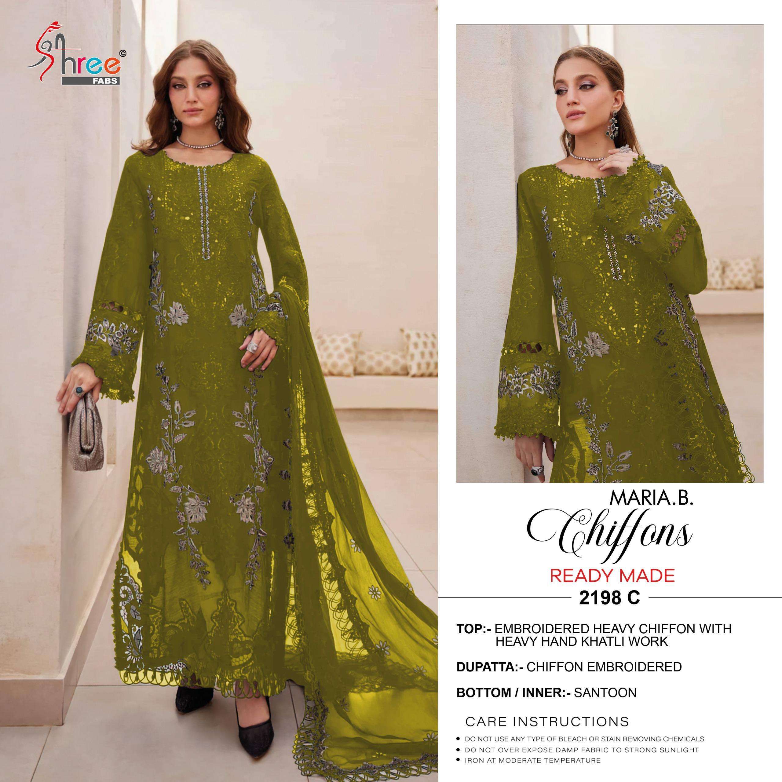 Maria b Chiffon Dn 2198 By Shree-02