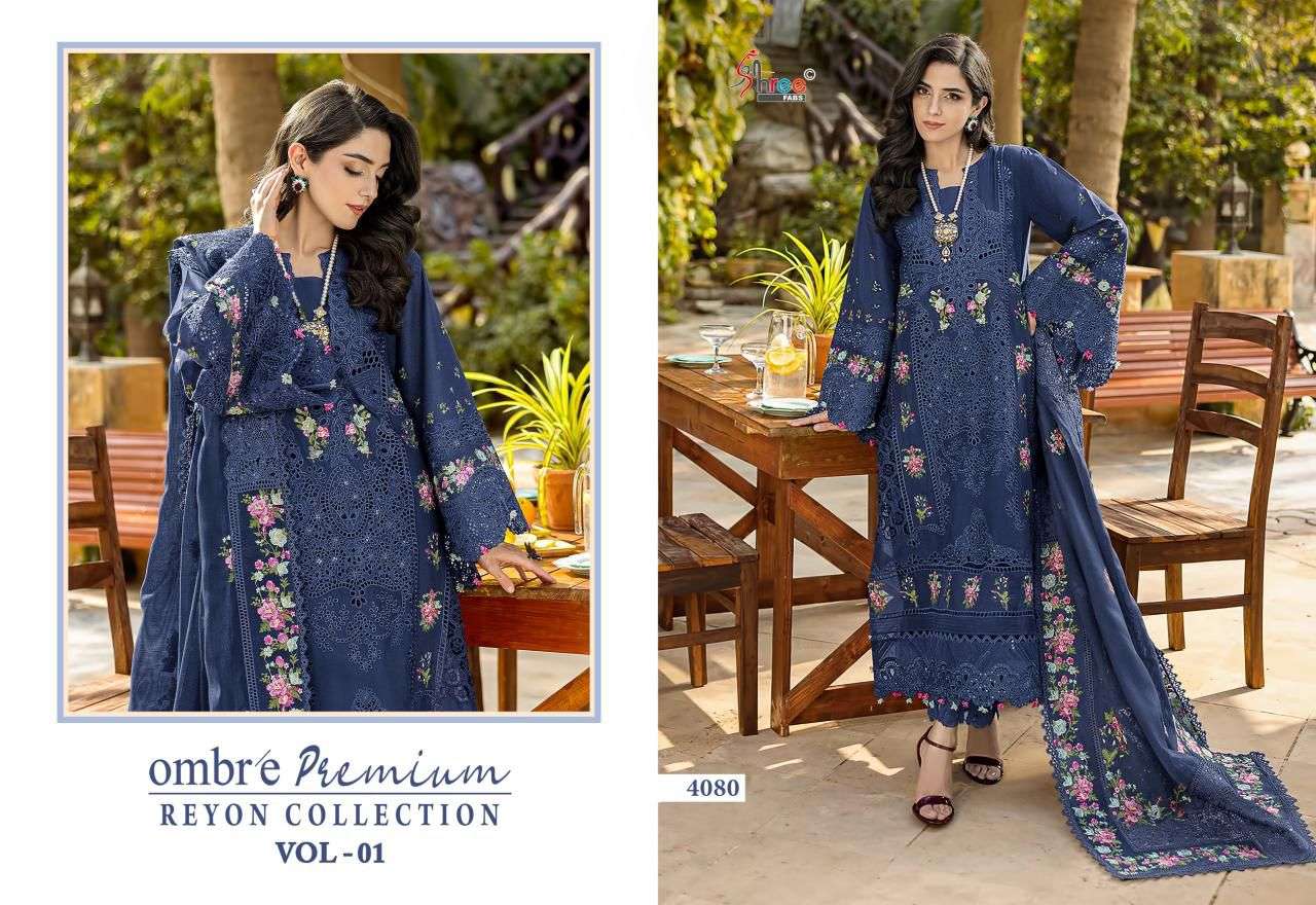 OMBRE PREMIUM REYON COLLECTION Vol-1 by SHREE-03