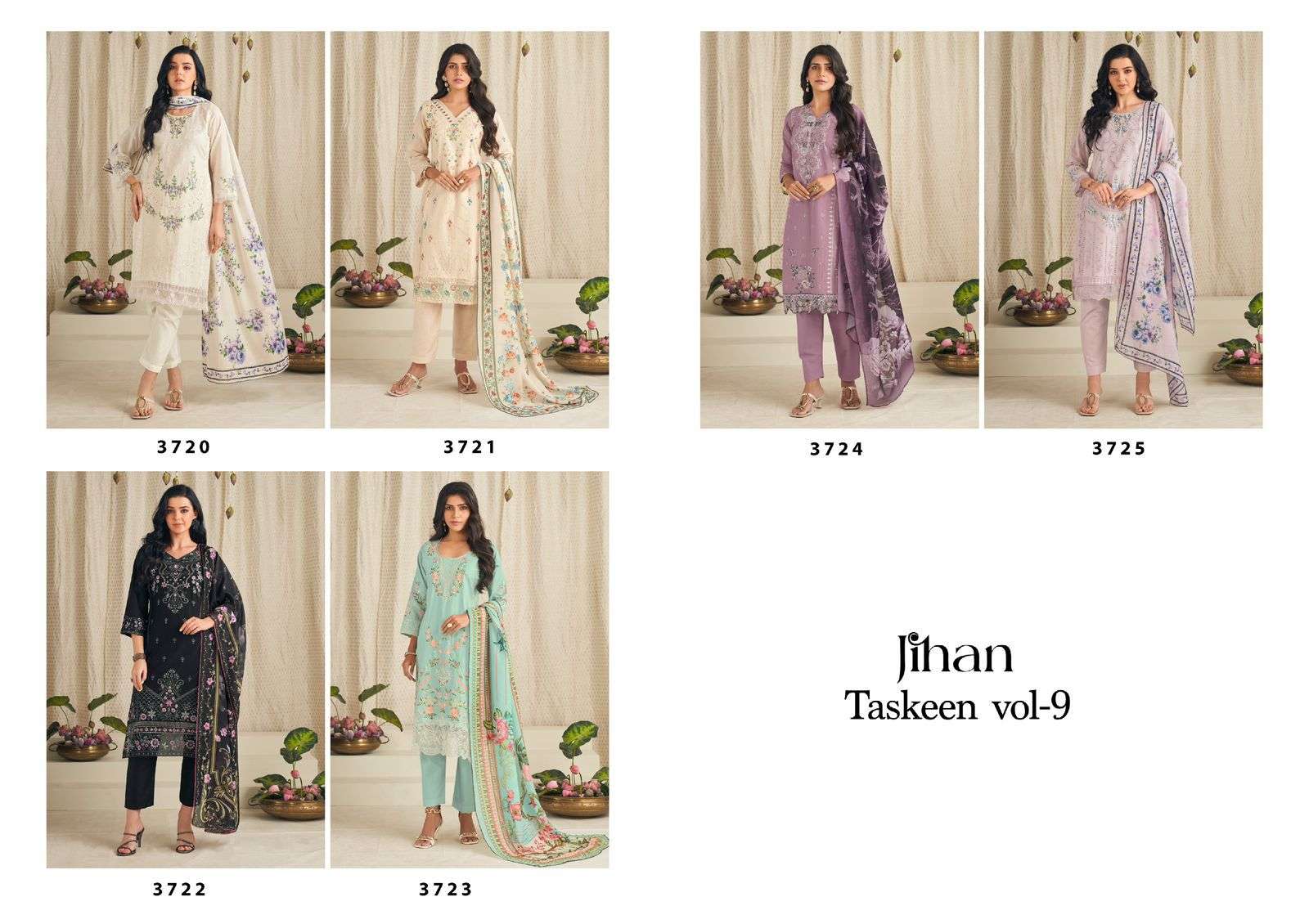 TASKEEN LAWN COLLECTION TASKEEN VOL-9 JIHAN - 01 - 06