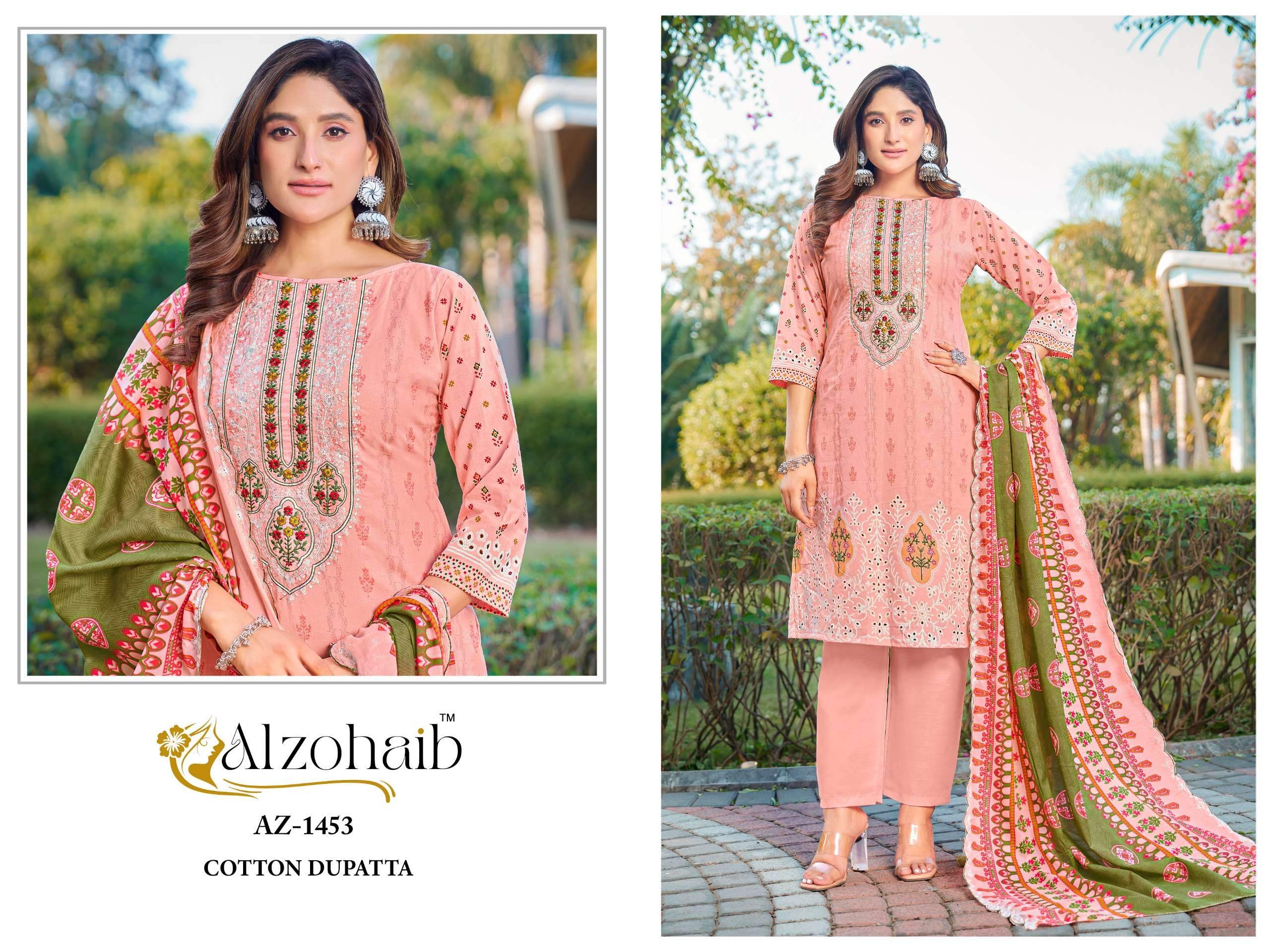 AALIYA VOL - 1 D.No. AZ-1450-1451-1452-1453 BY ALZOHAIB - 02