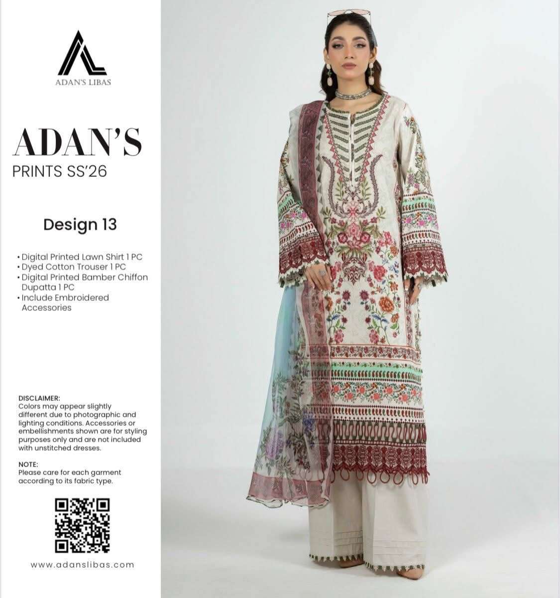 ADANS PRINTS LAWN COLLECTION SS - 2026 BY ADANS LIBAS - 12