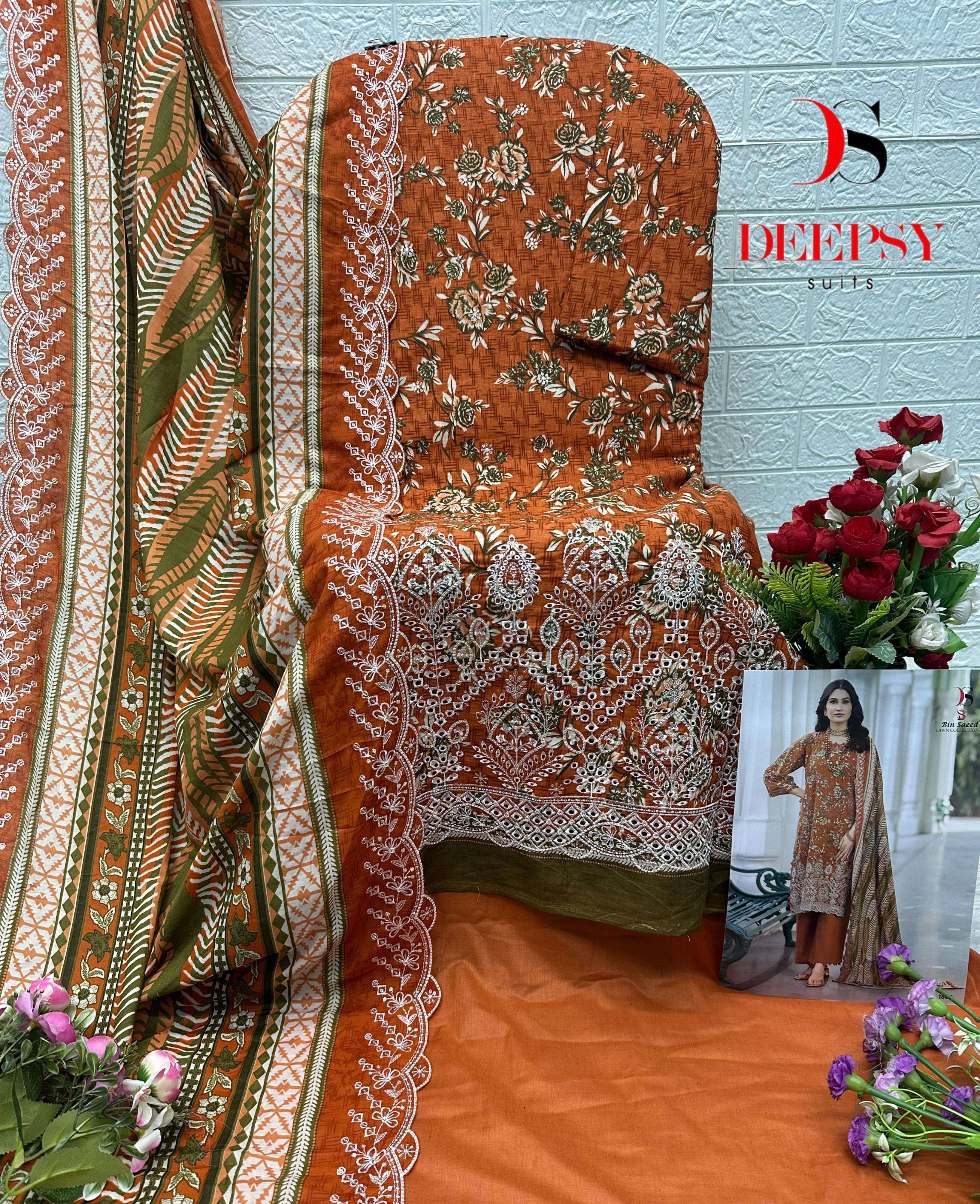 BIN SAEED LAWN COLLECTION VOL - 18 BY DEEPSY SUITS - 11
