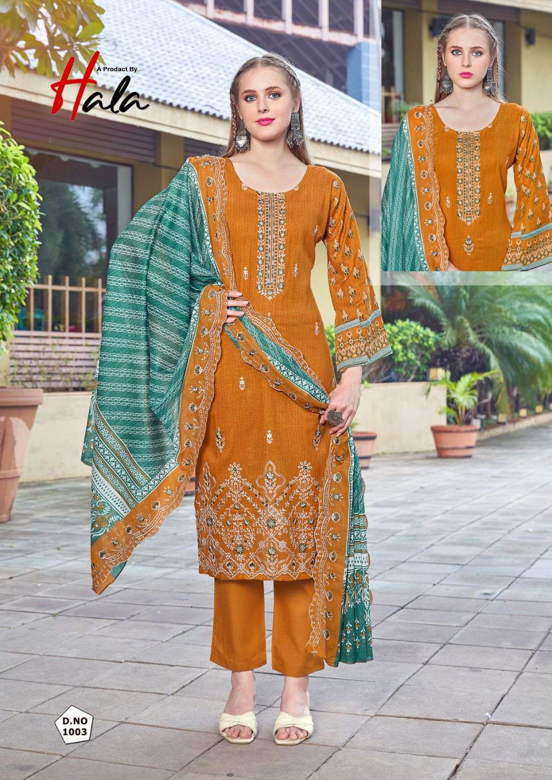 BIN SAEED LAWN COLLECTION VOL - 22 BY HALA - 02
