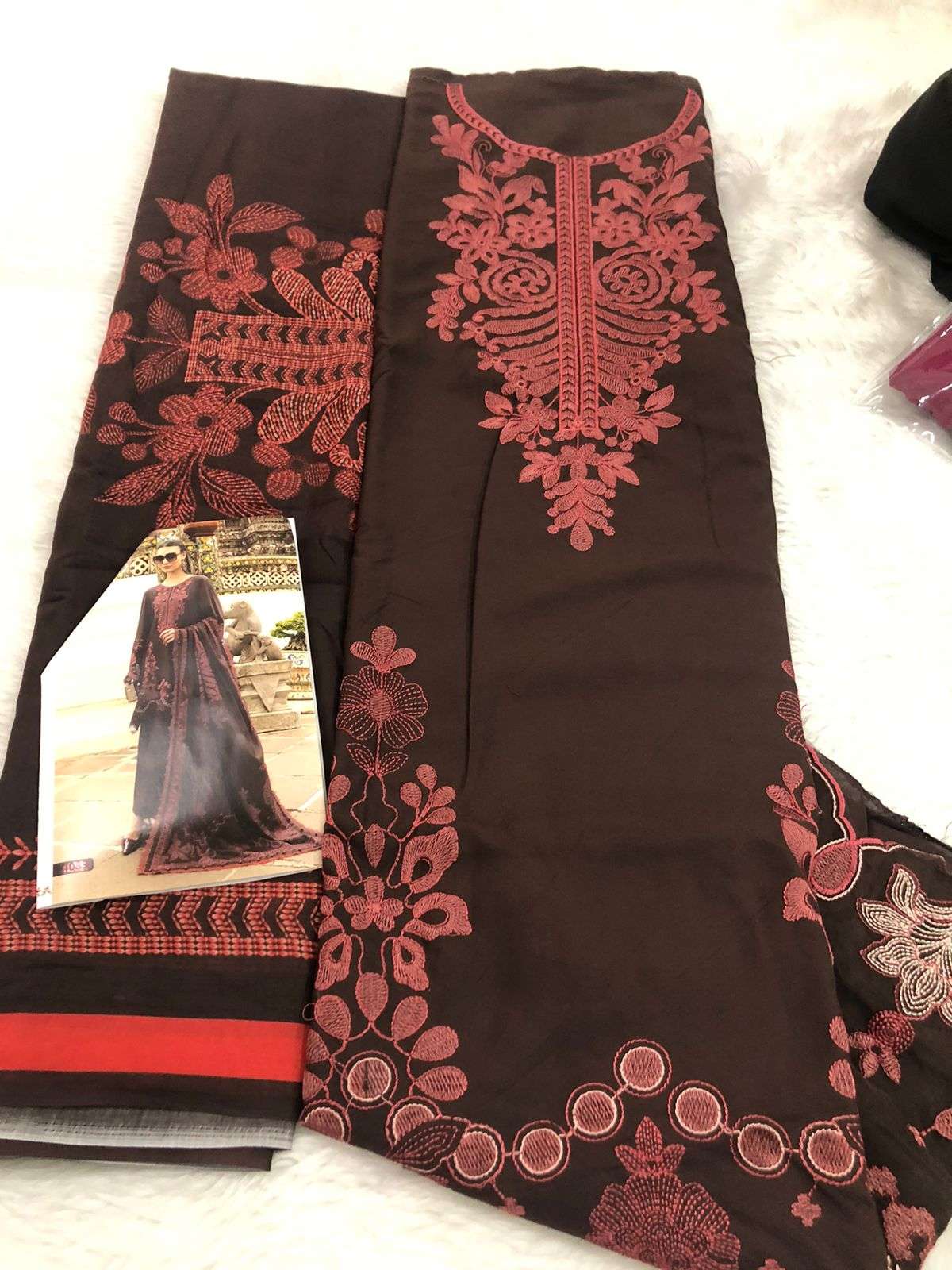 Cotton Premium Collection Code - 30671 By Falah Designer - 01 - 06 A