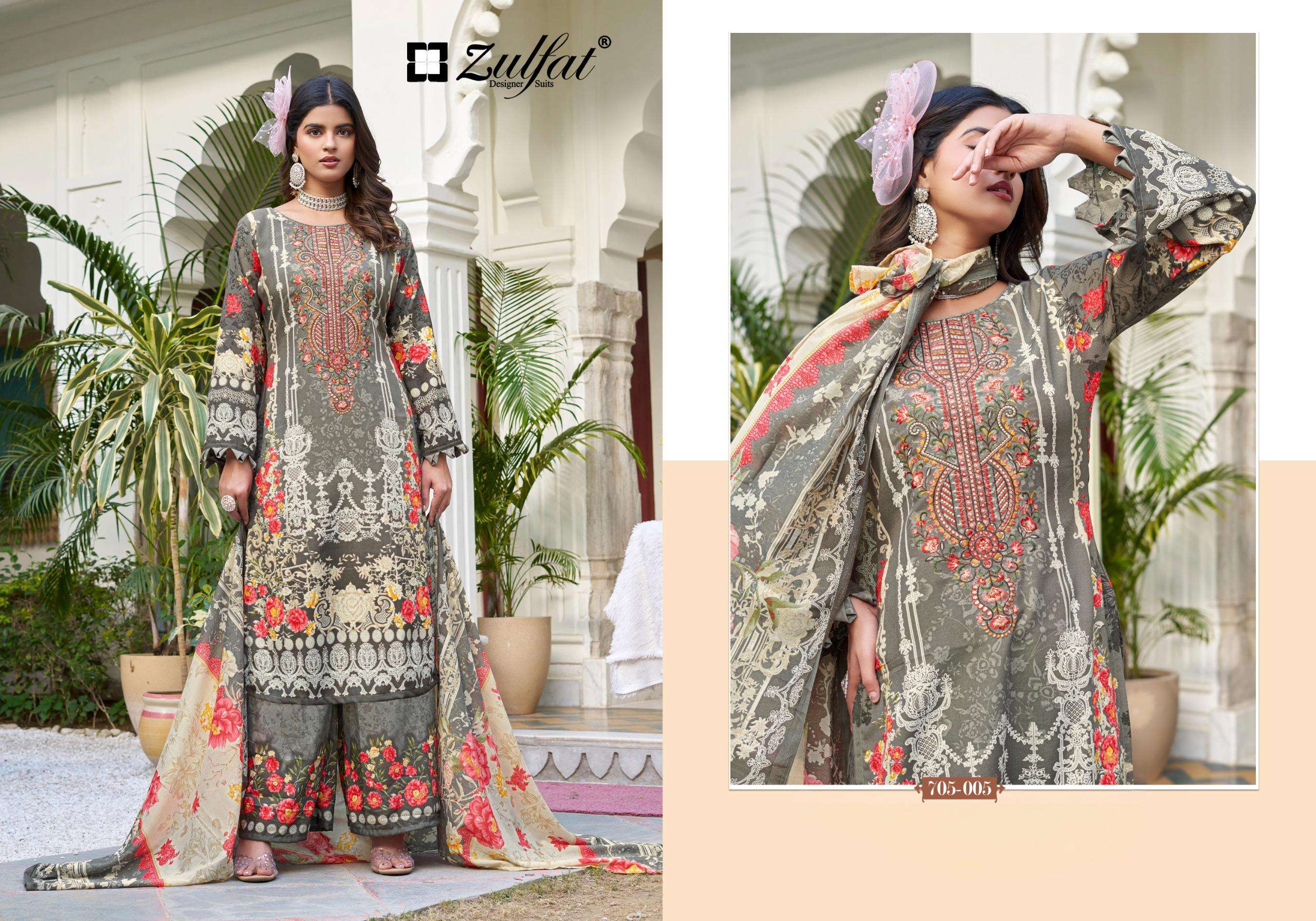 DILRUBA BY ZULFAT DESIGNER SUITS - 07