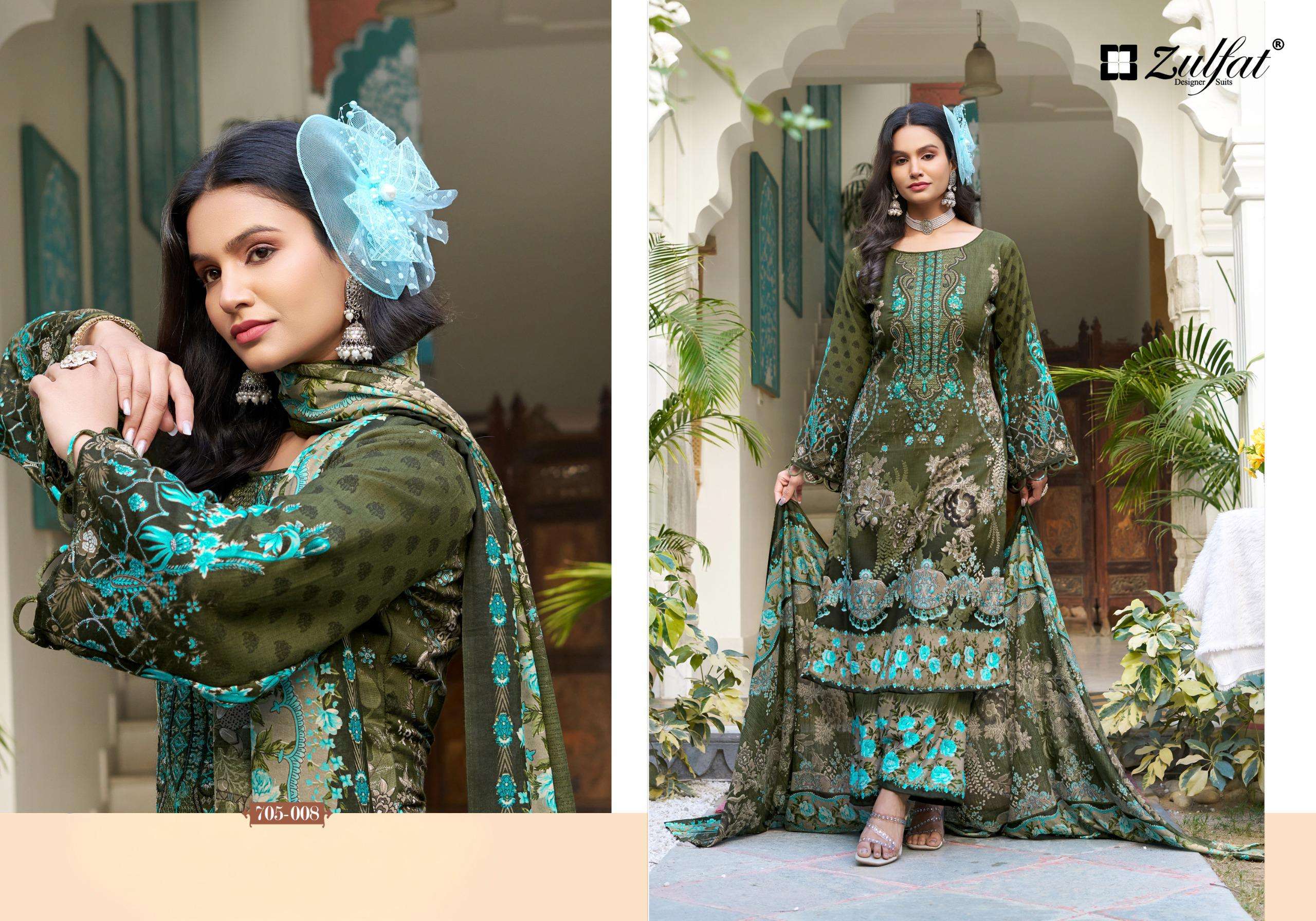 DILRUBA BY ZULFAT DESIGNER SUITS - 08