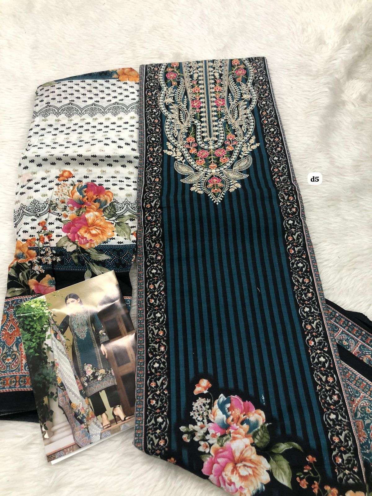 FALAH PREMIUM COTTON COLLECTION CODE 30702 BY FALAH DESIGNER SUITS - 01