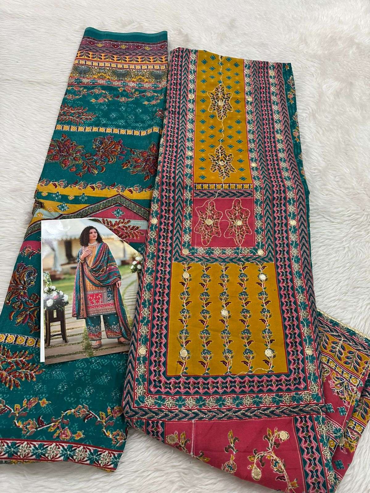 FALAH PREMIUM COTTON COLLECTION CODE 30718 BY FALAH DESIGNER SUITS - 07