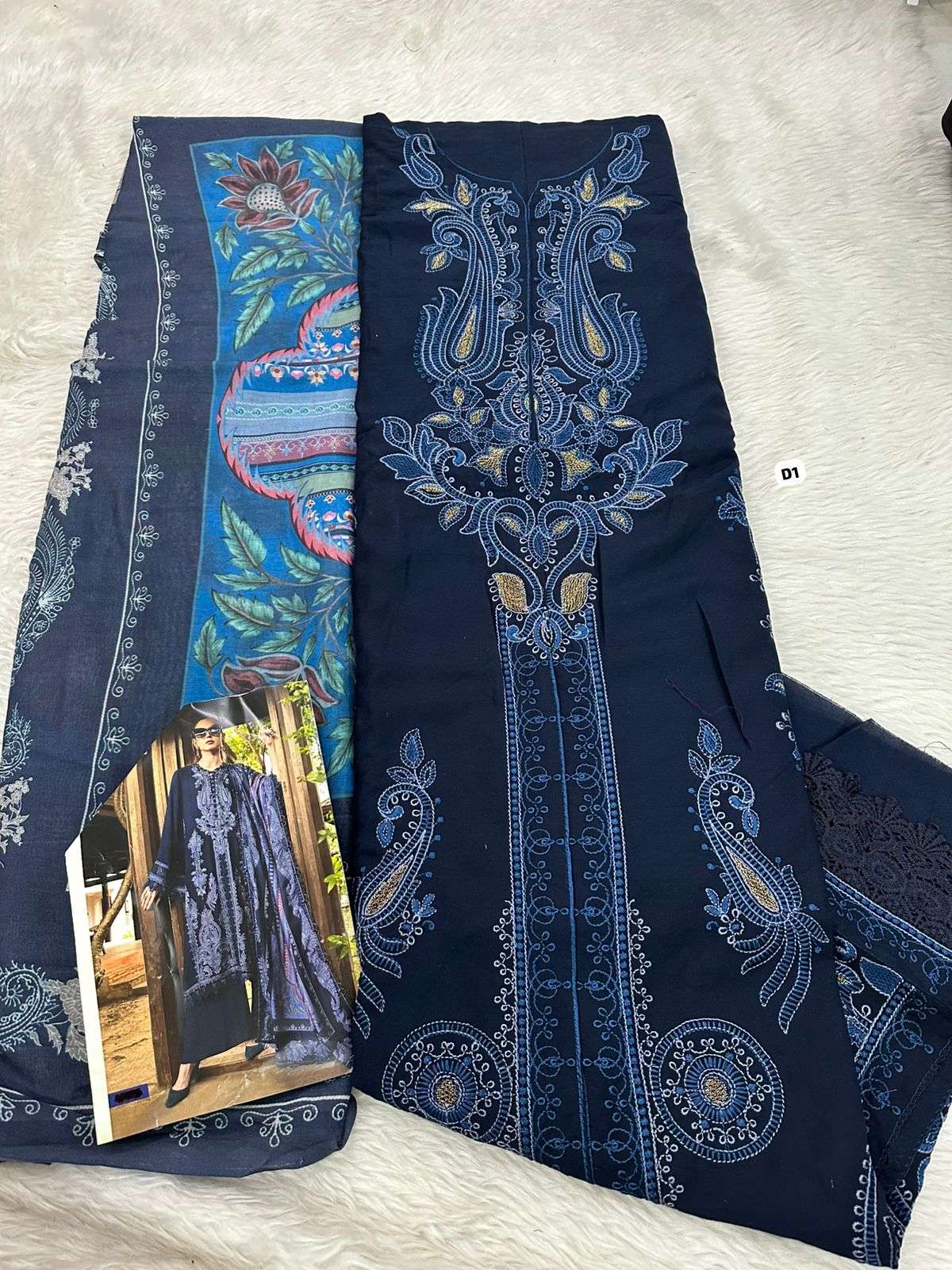 Falah Premium Rayon - Cotton Collection Code - 30676 By Falah Designer - 01