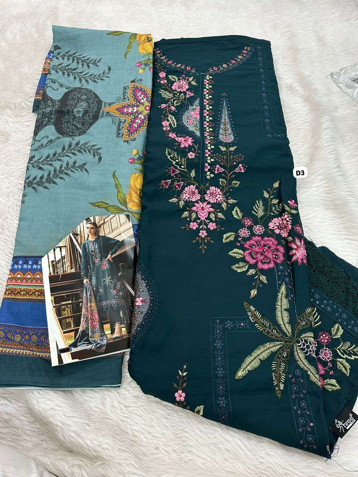 Falah Premium Rayon - Cotton Collection Code - 30676 By Falah Designer - 03