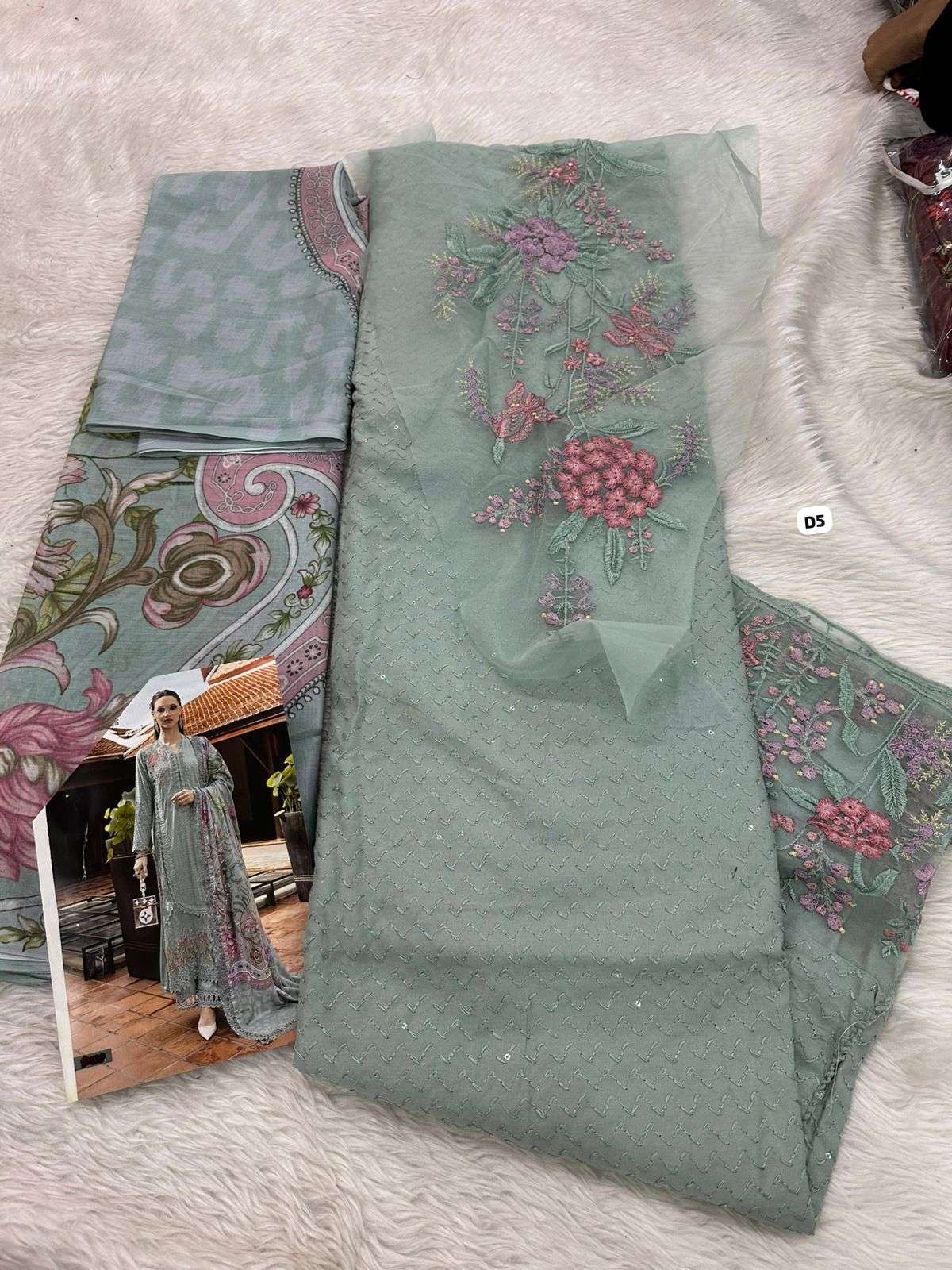 Falah Premium Rayon - Cotton Collection Code - 30676 By Falah Designer - 05