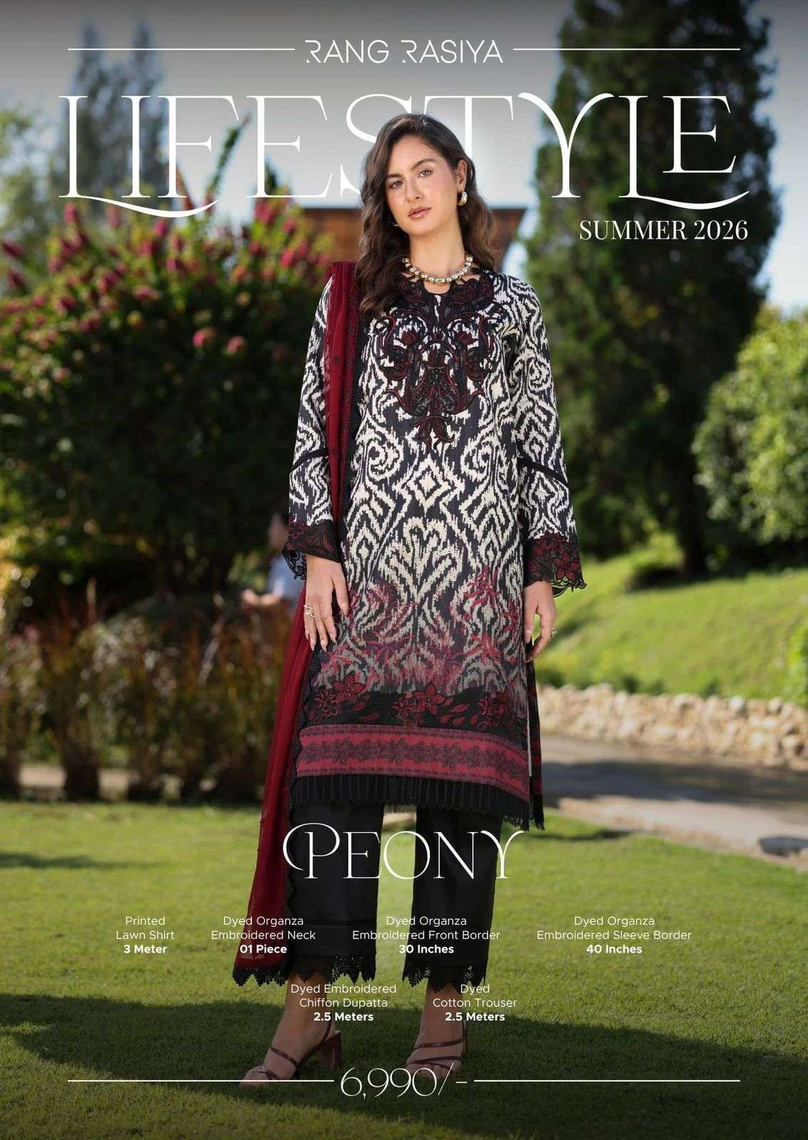 LIFESTYLE SUMMER LAWN COLLECTION 2026 BY RANG RASIYA - 12
