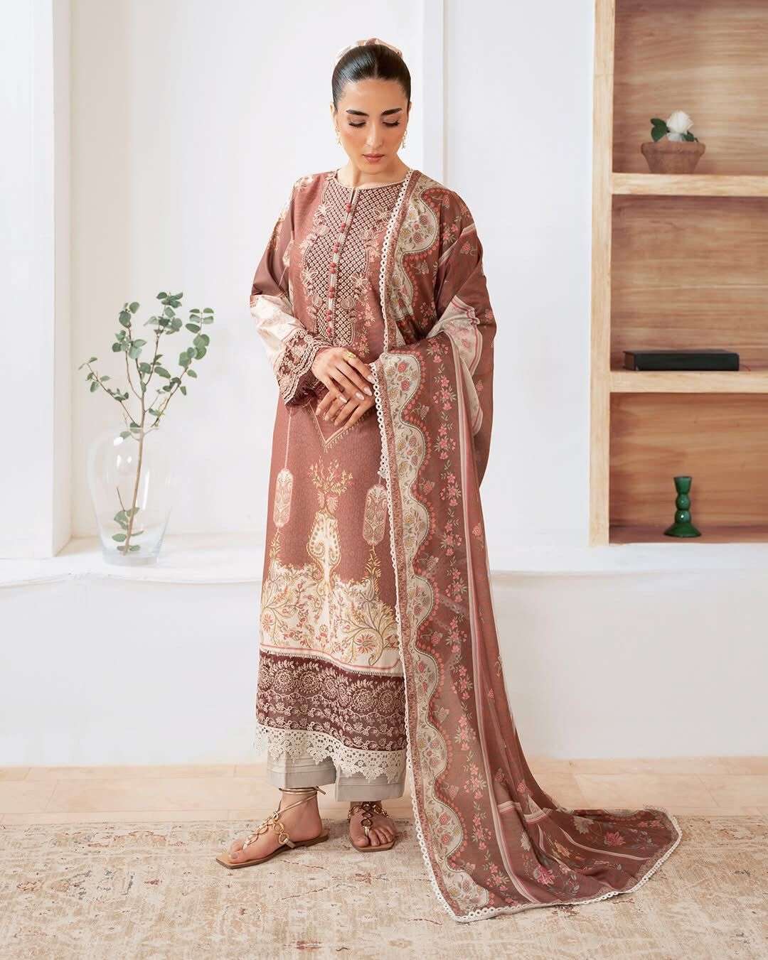 LUXE LAWN COLLECTION 2026 BY AABYAAN PRINT - 08