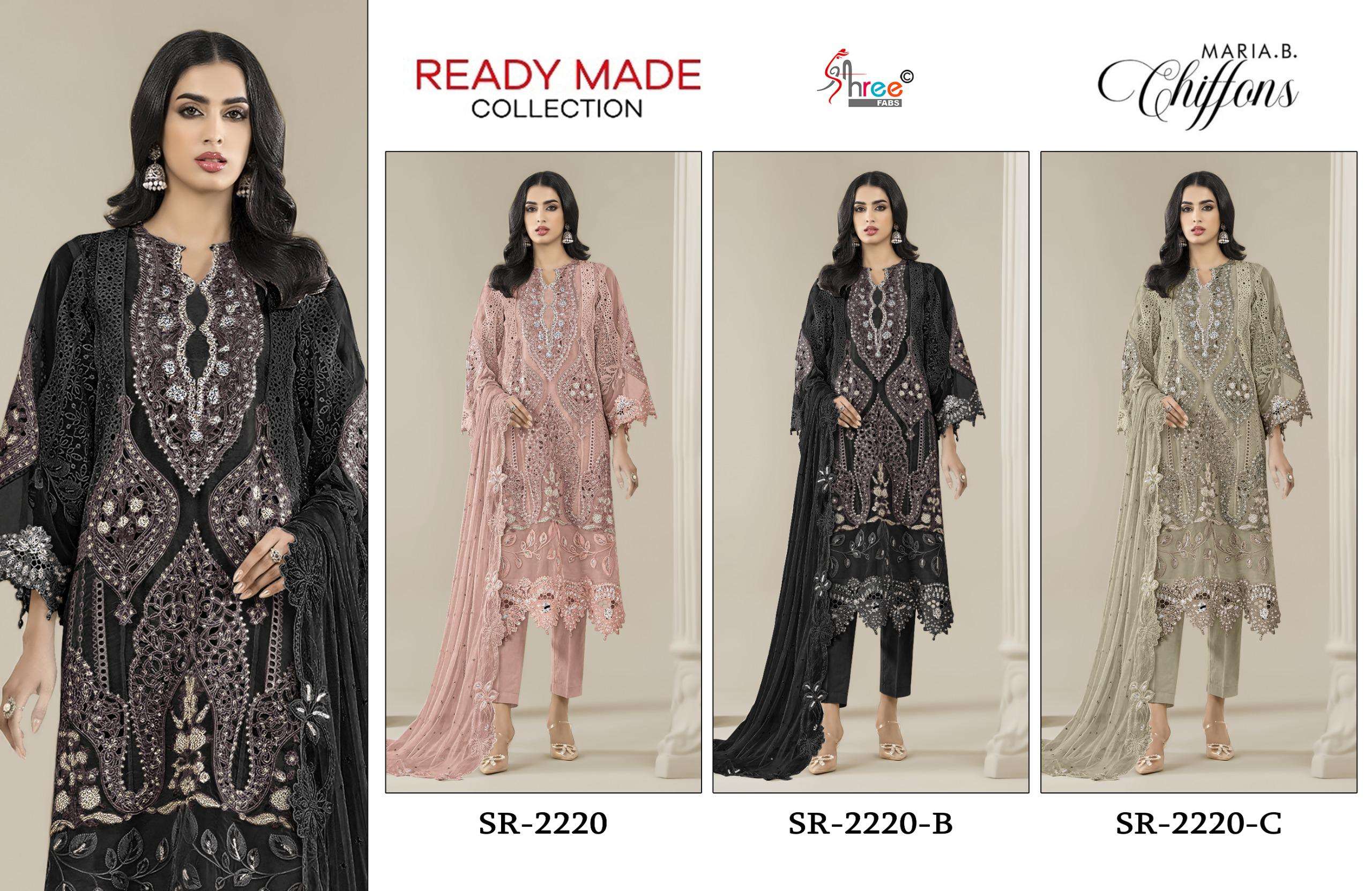 MARIA B CHIFFONS COLLECTION DN - 2220 BY SHREE - 01 - 03