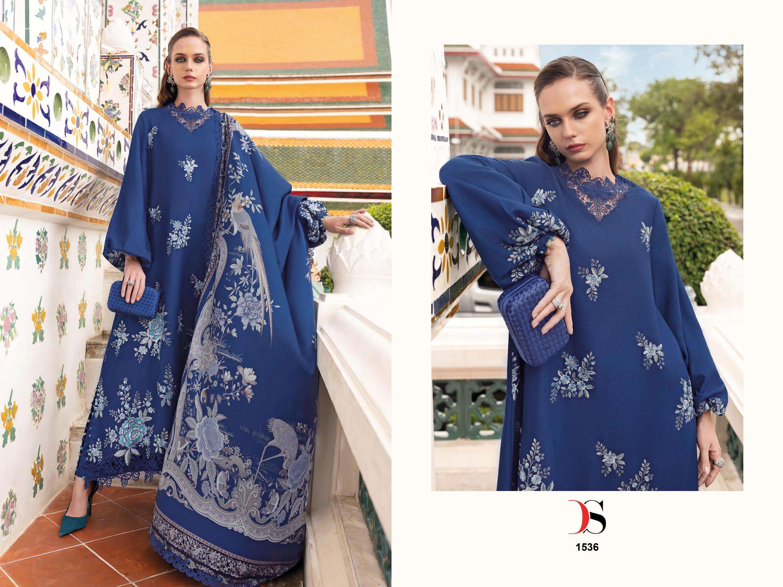 MARIA B EMB.RAYON COLLECTION - 4 BY DEEPSY SUITS - 04