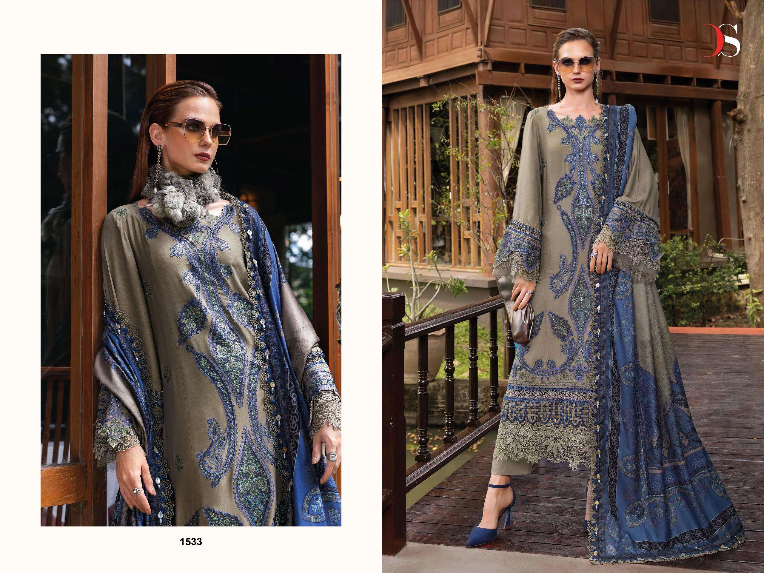 MARIA B EMB.RAYON COLLECTION - 4 BY DEEPSY SUITS - 05