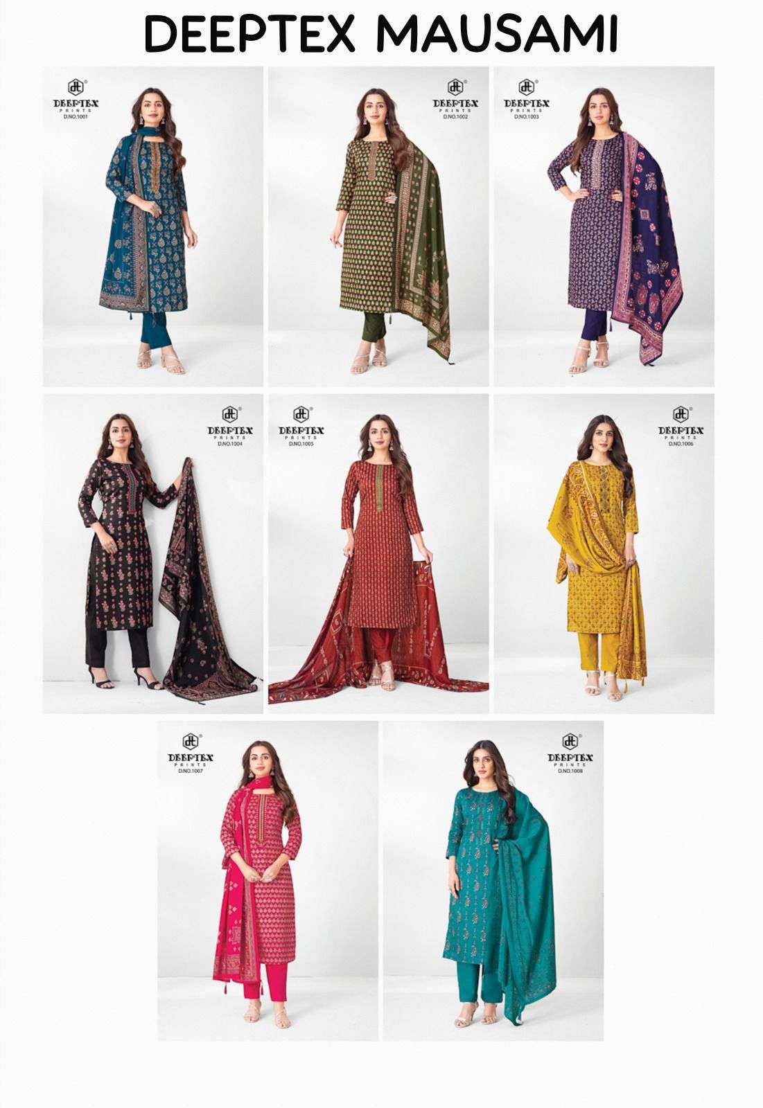 MAUSAMI VOL - 01 BY DEEPTEX SUITS - 01 - 08