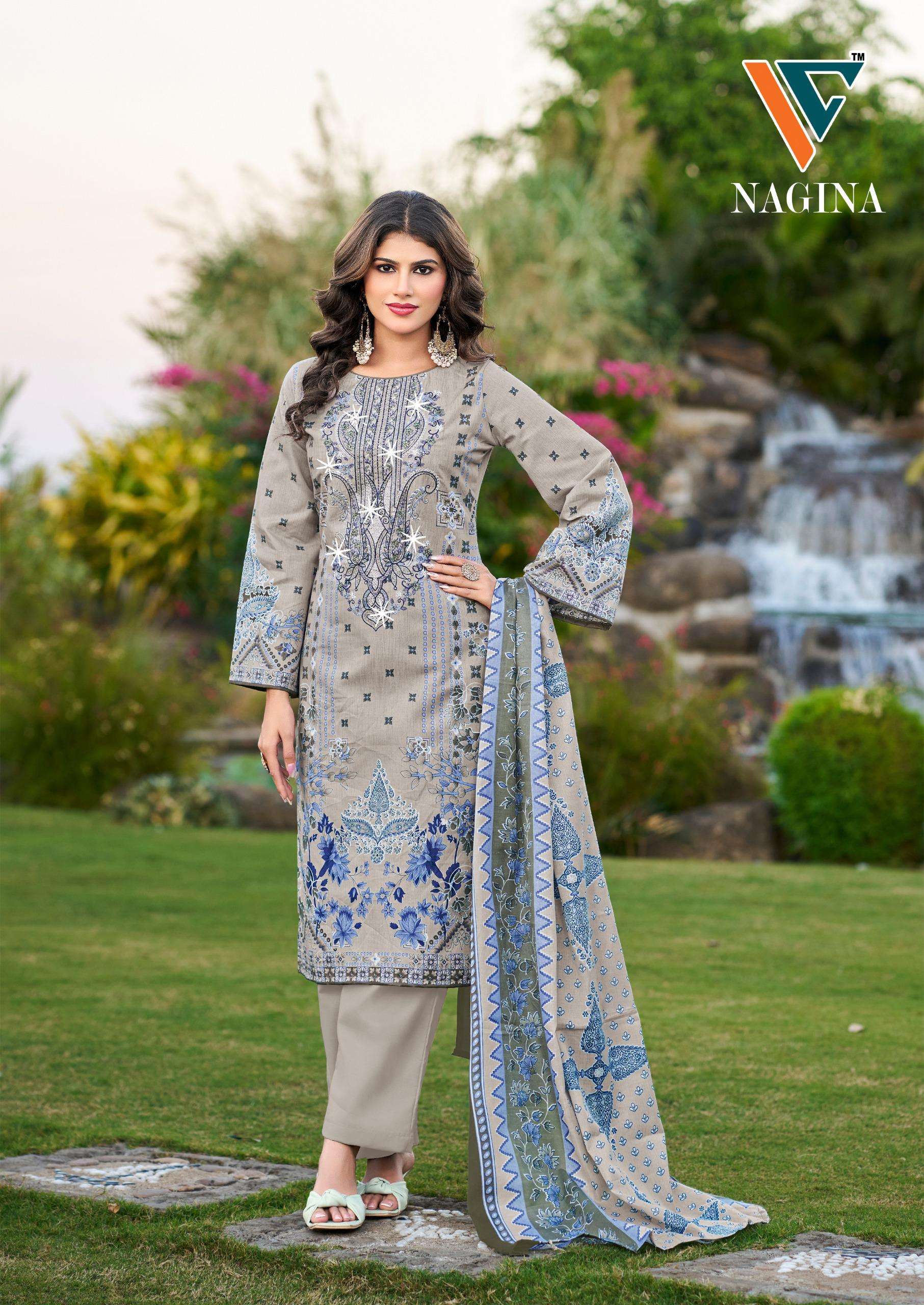 NAGINA‎ VOL- 08 EMBROIDERY‎‎‎‎ COLLECTION BY VANDANA - 03