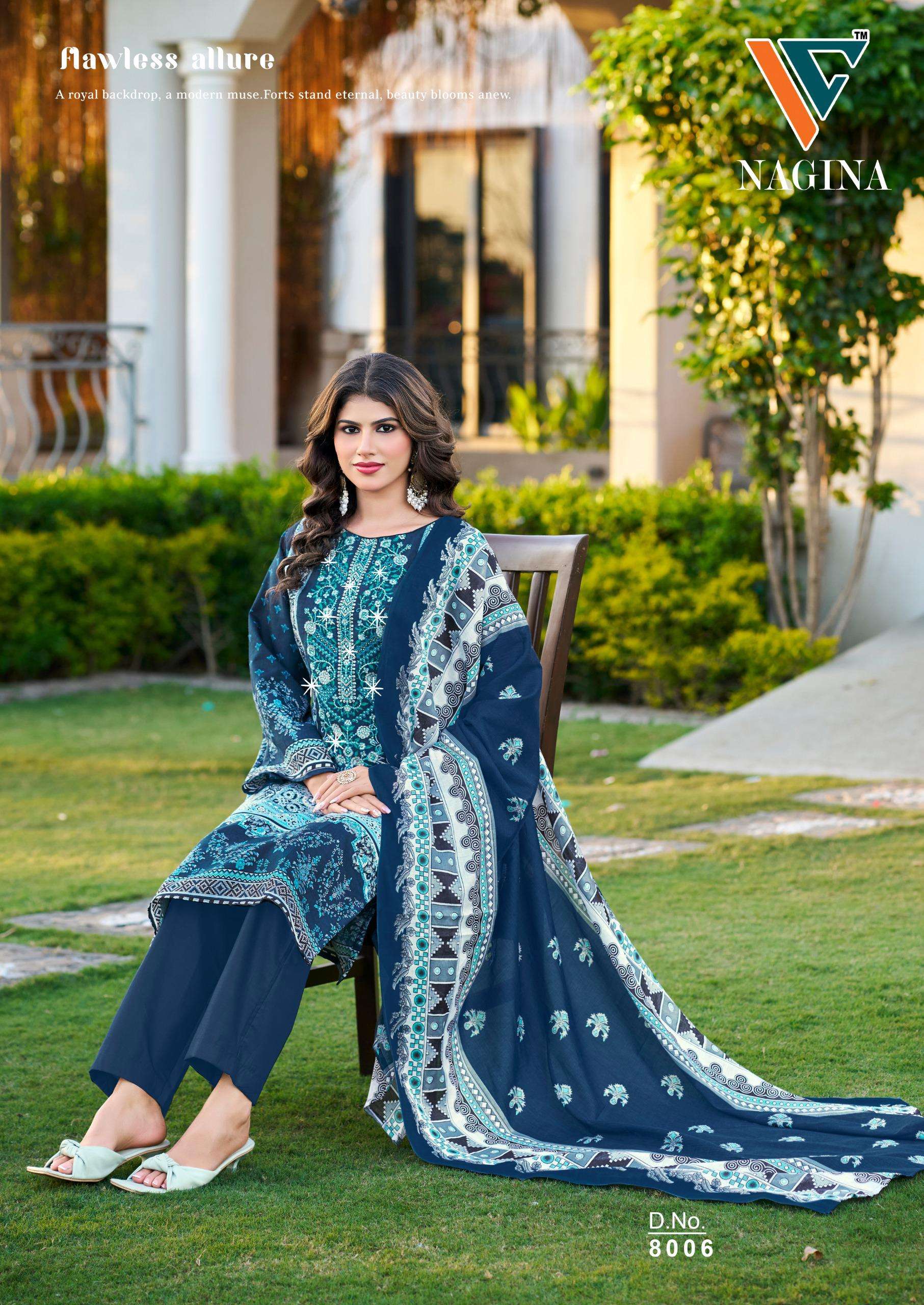 NAGINA‎ VOL- 08 EMBROIDERY‎‎‎‎ COLLECTION BY VANDANA - 06