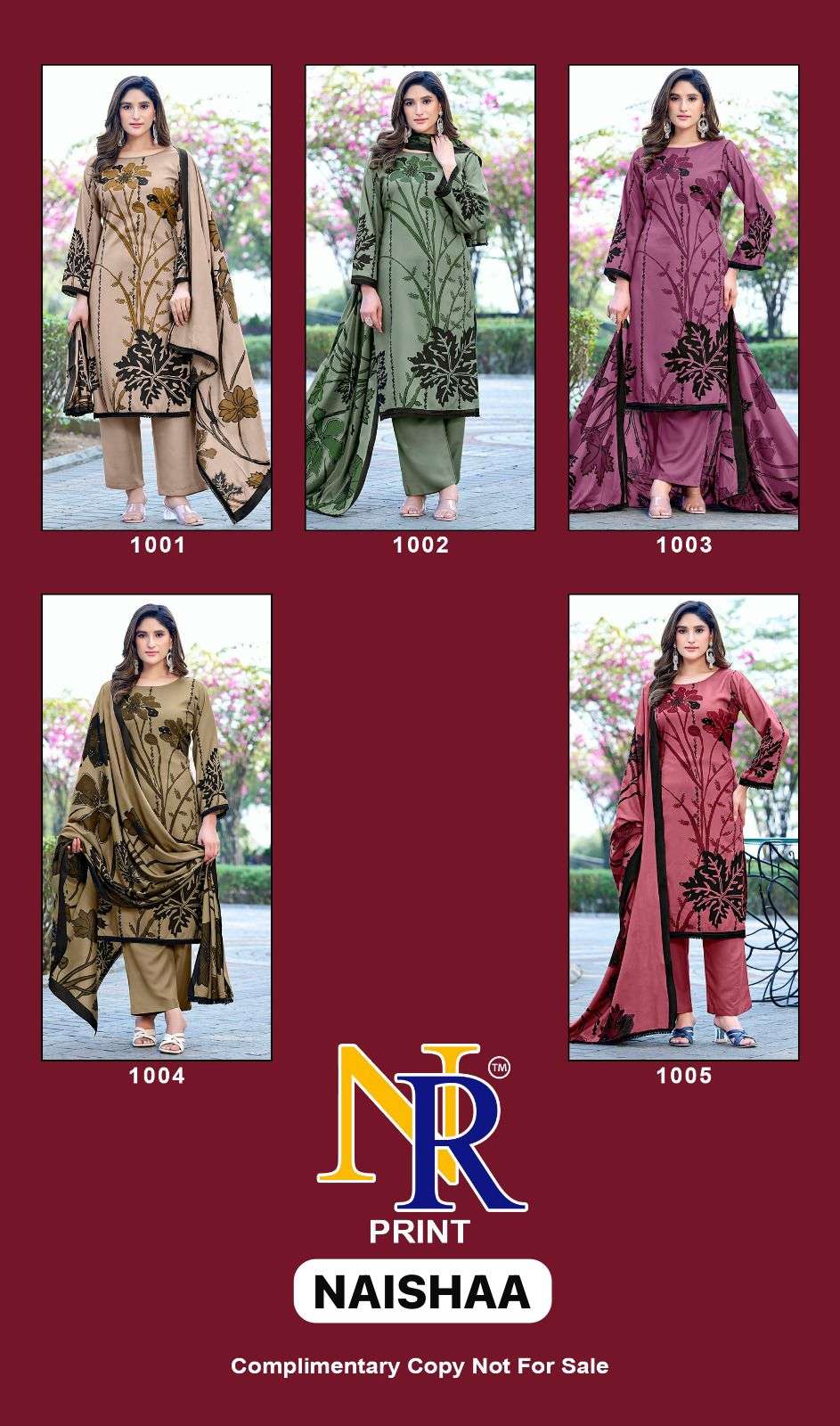 NAISHAA VOL -1 BY NR PRINT - 01 - 05
