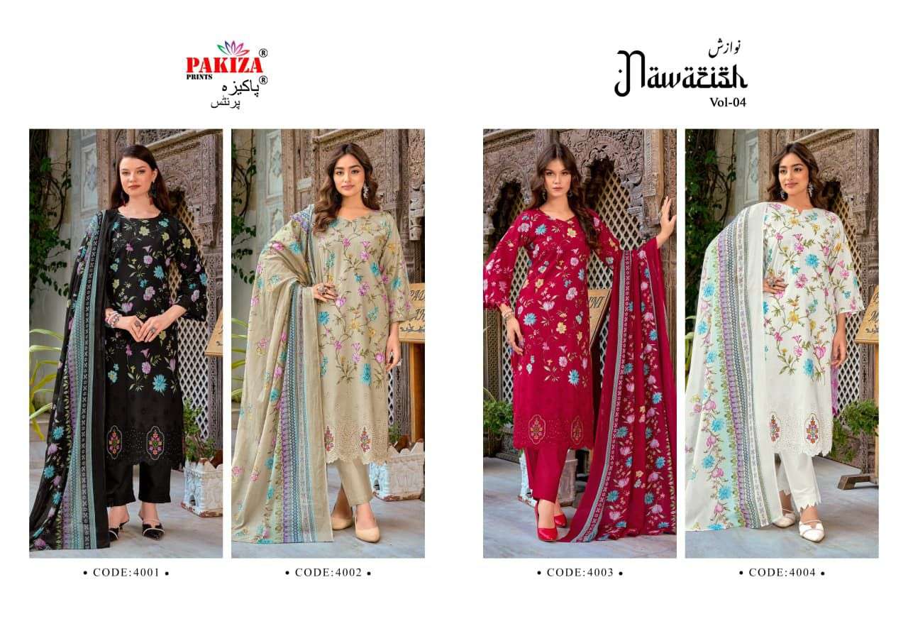 NAWAZISH VOL - 4 BY PAKIZA PRINTS - 01 - 04