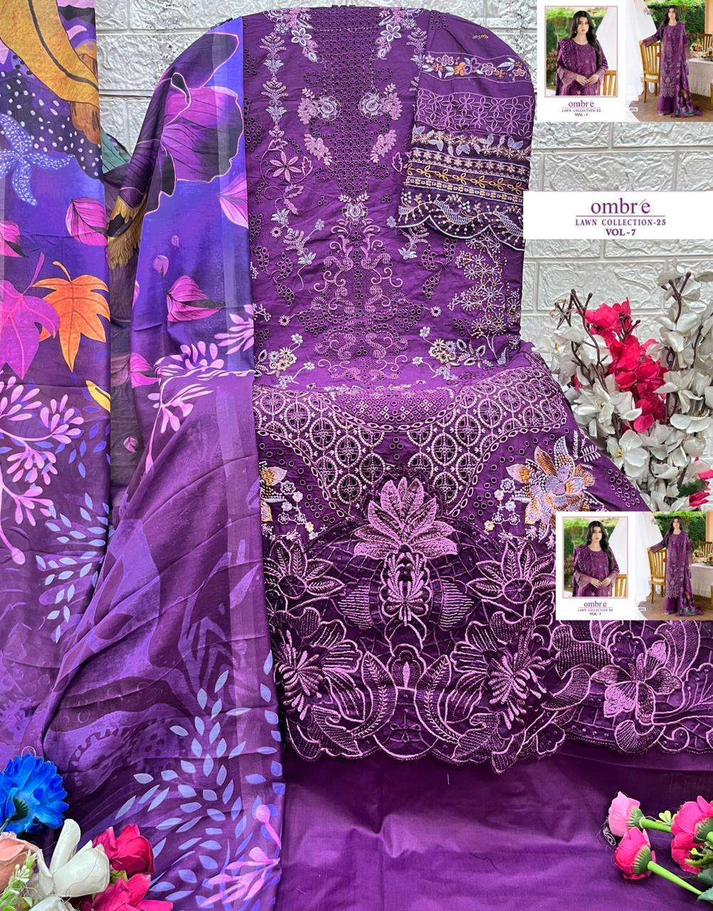 OMBRE LAWN COLLECTION - 2025 VOL - 7 BY SHREE FABS - 10