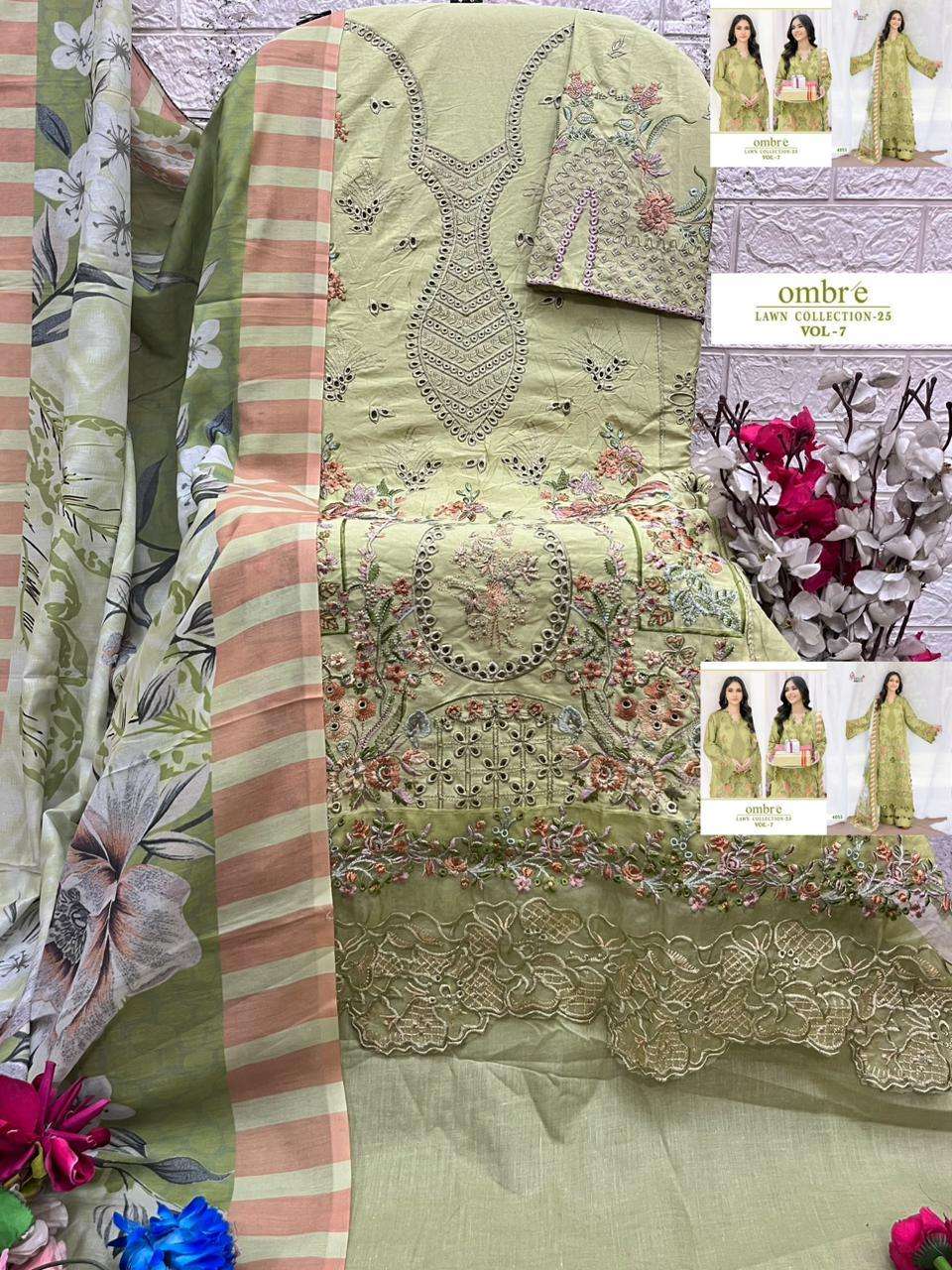 OMBRE LAWN COLLECTION - 2025 VOL - 7 BY SHREE FABS - 11