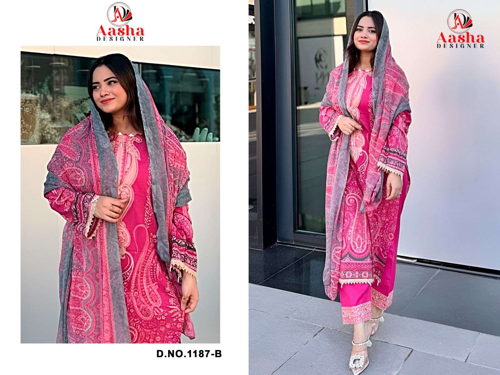 Super Hit Design A S D 1187 A B By Aasha - 01