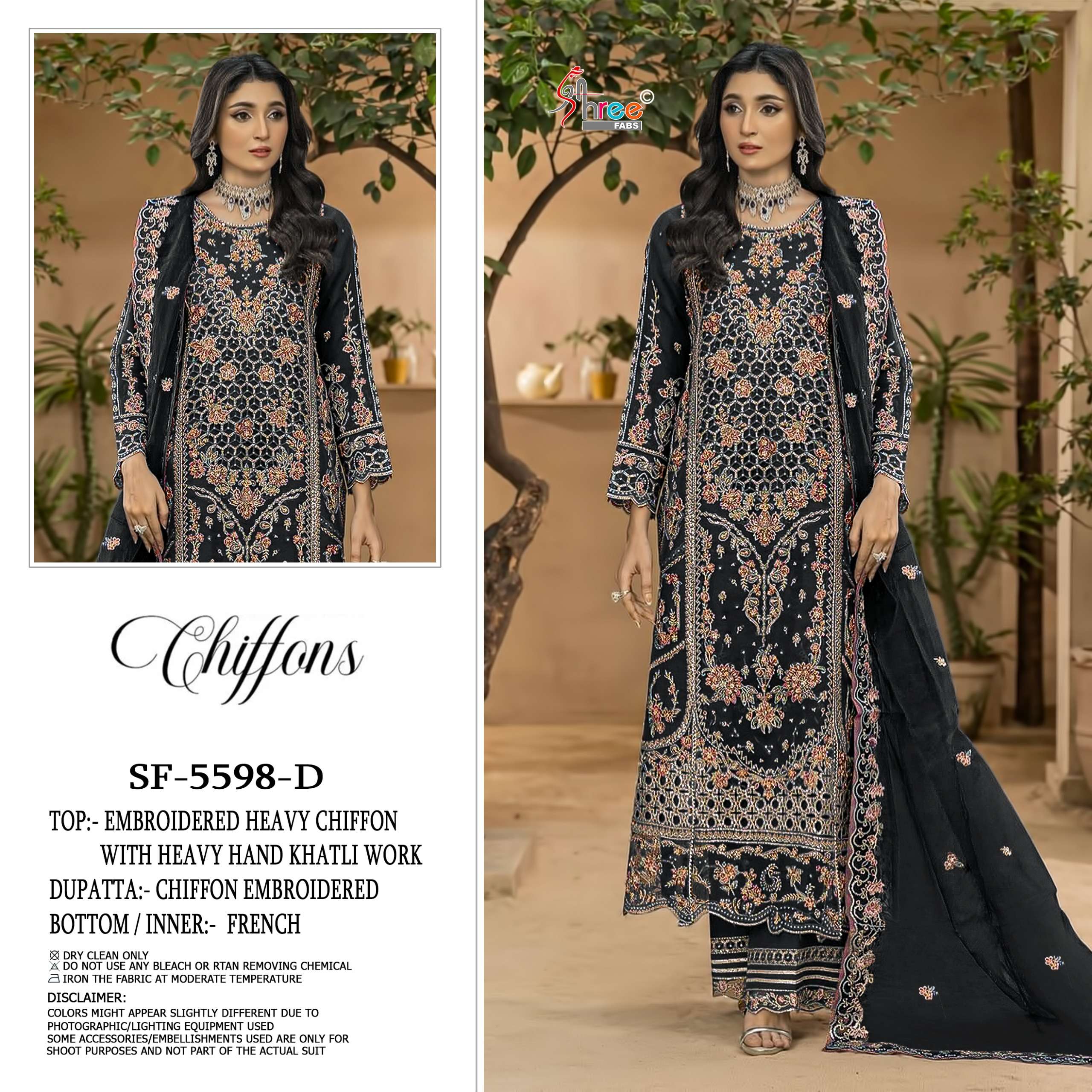 CHIFFONS D.NO. - SF - 5598 BY SHREE FABS - 04