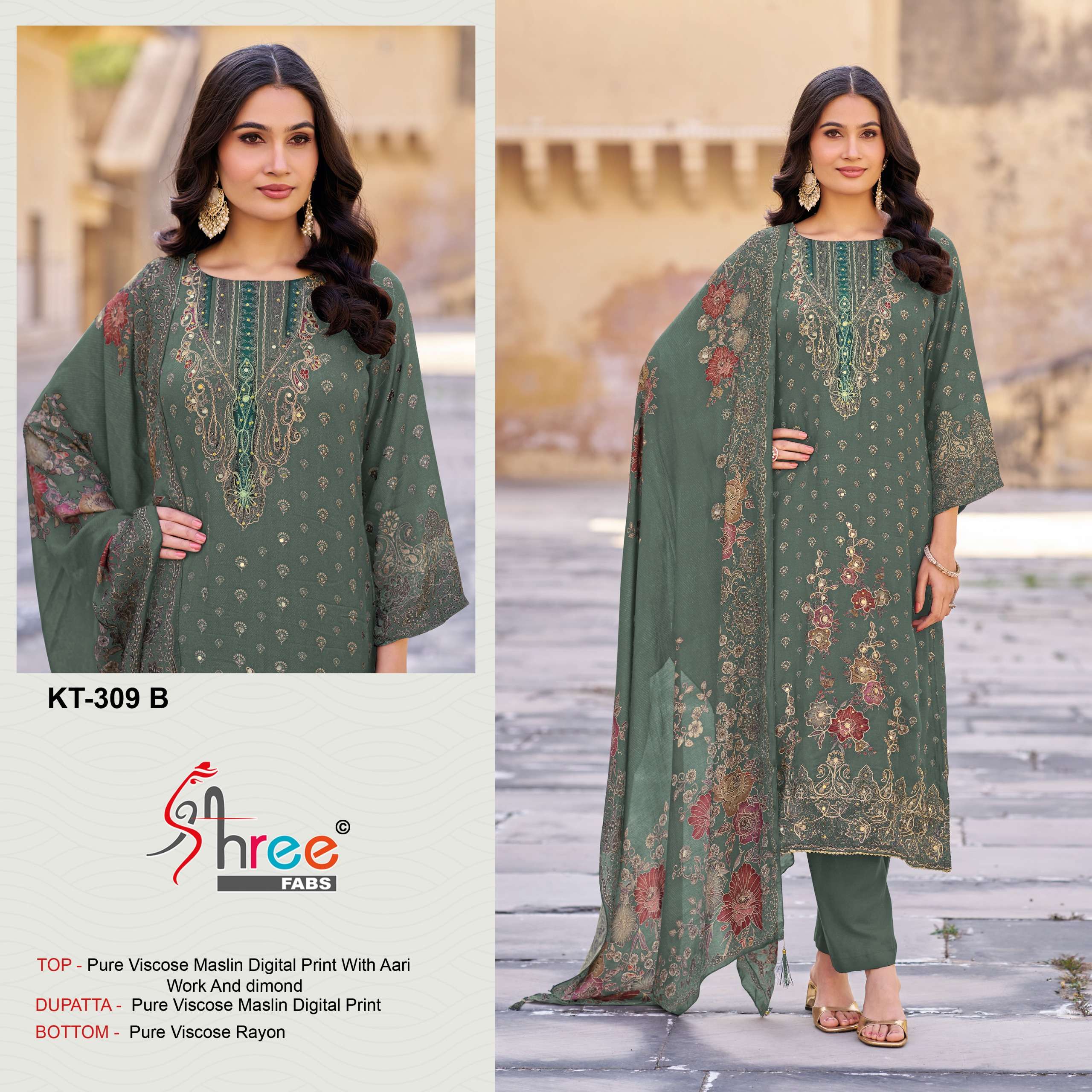 DESIGN NO. KT - 309 BY SHREE FABS - 02