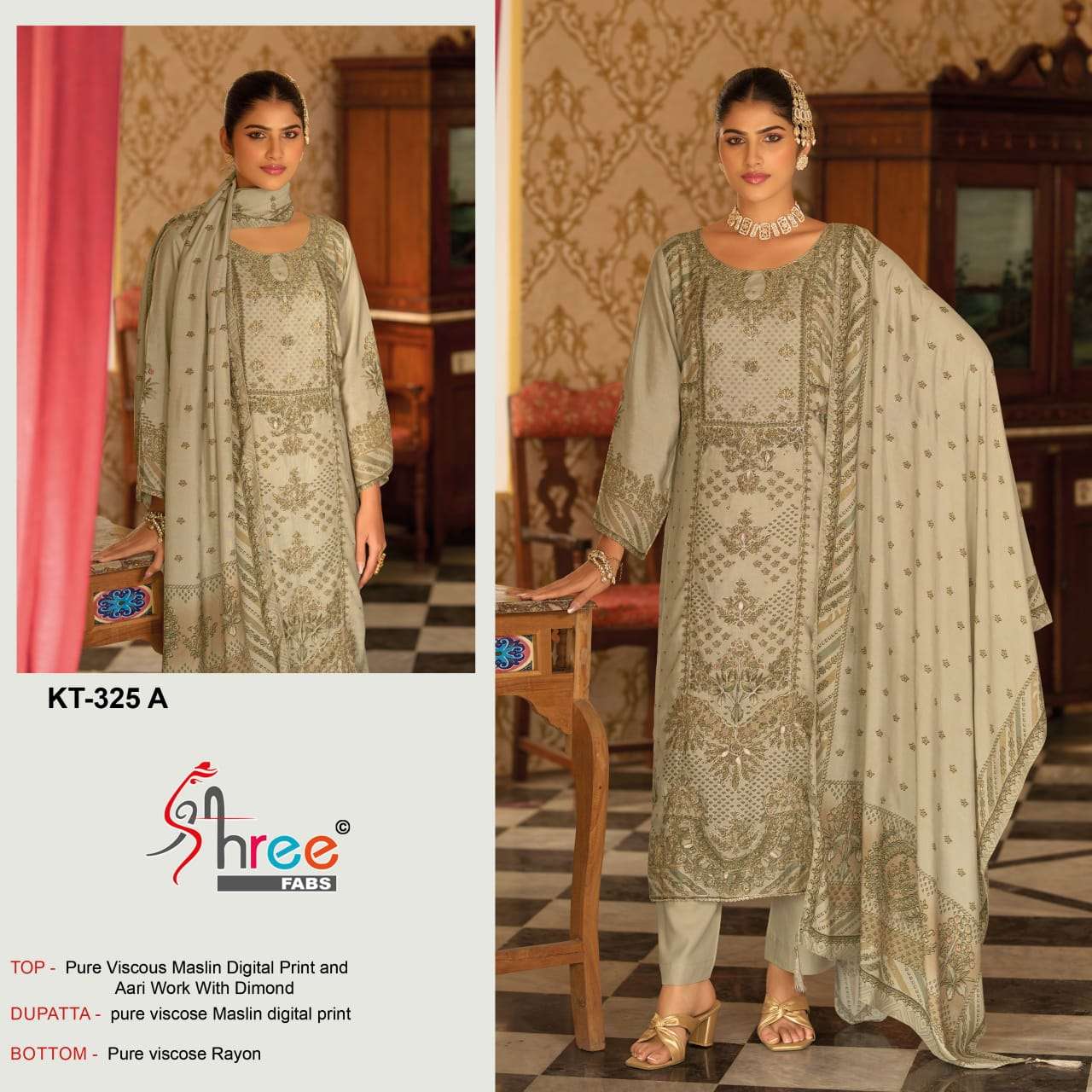 DESIGN NO. KT - 325 BY SHREE FABS - 01